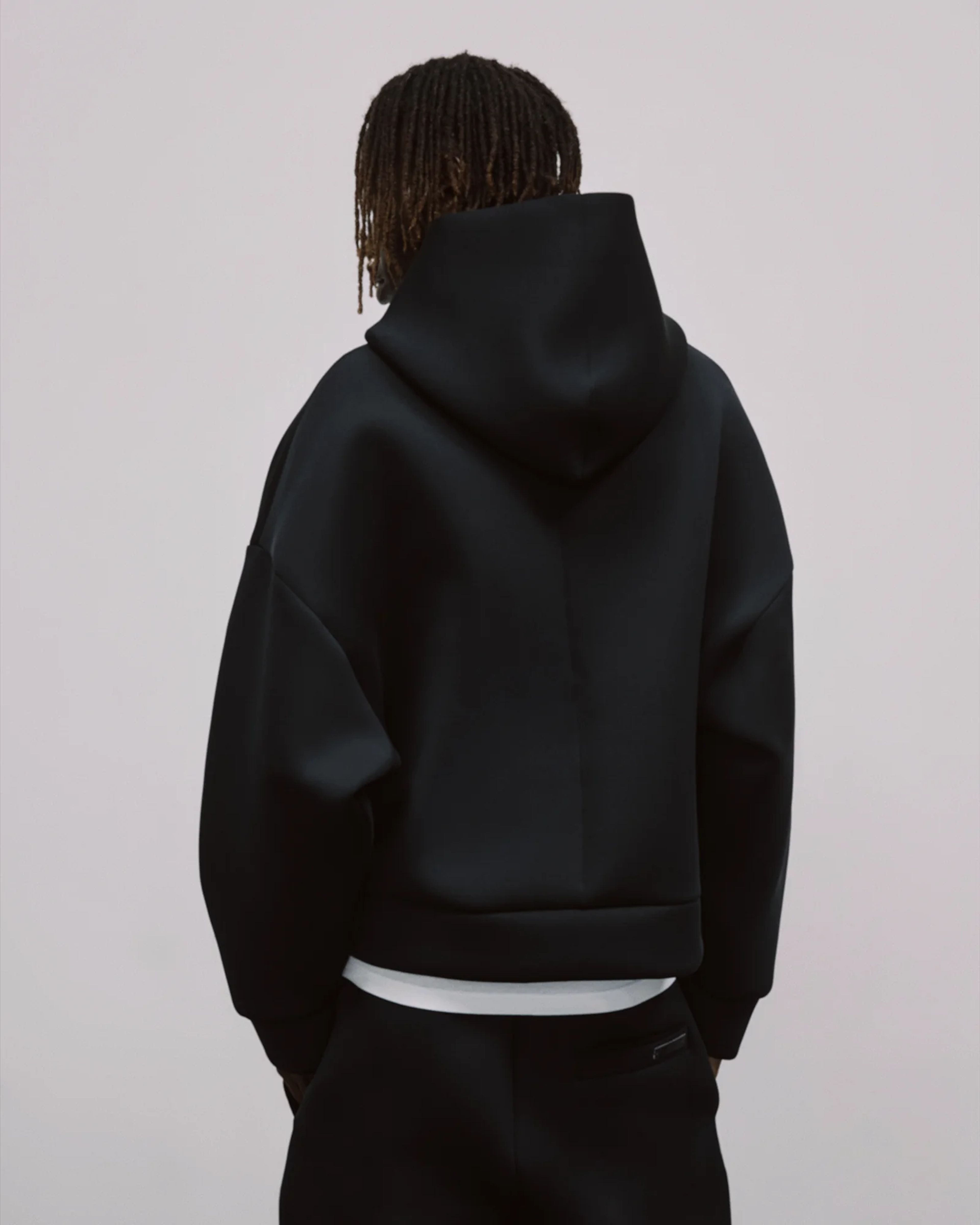 Scuba Zip Hood Black - Image 6