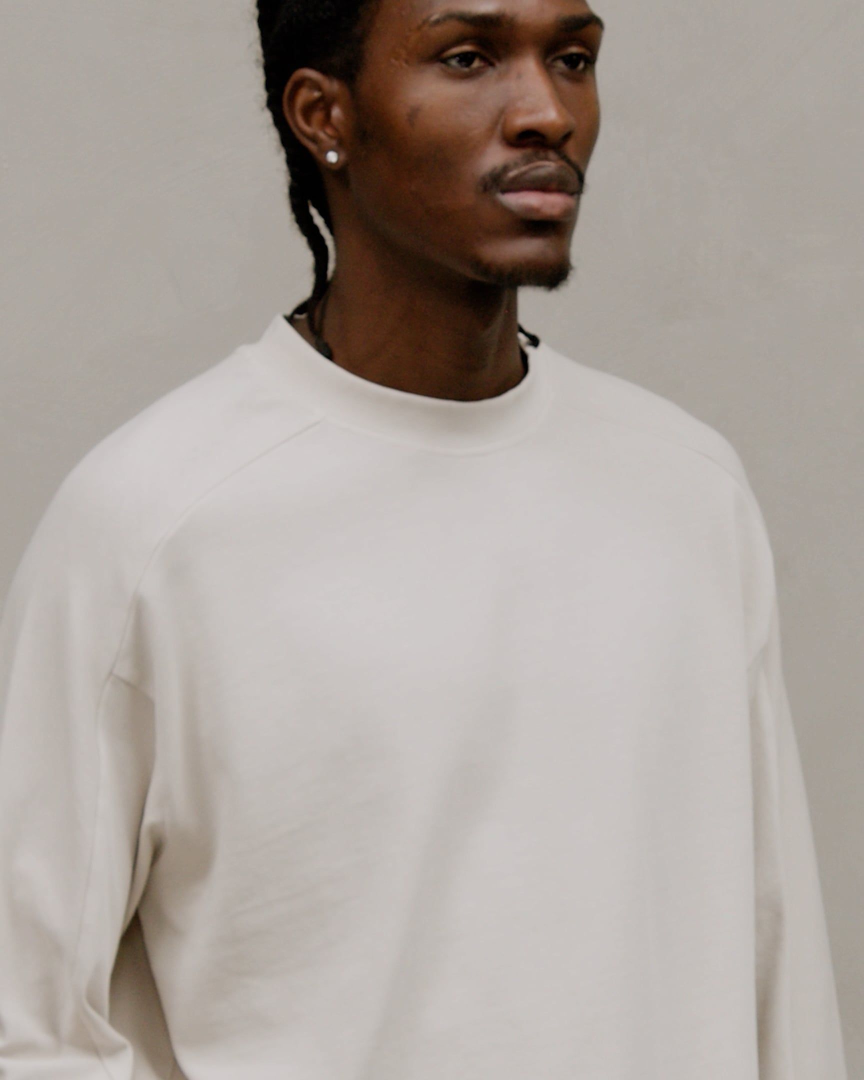 heavy long sleeve off white - entire studios