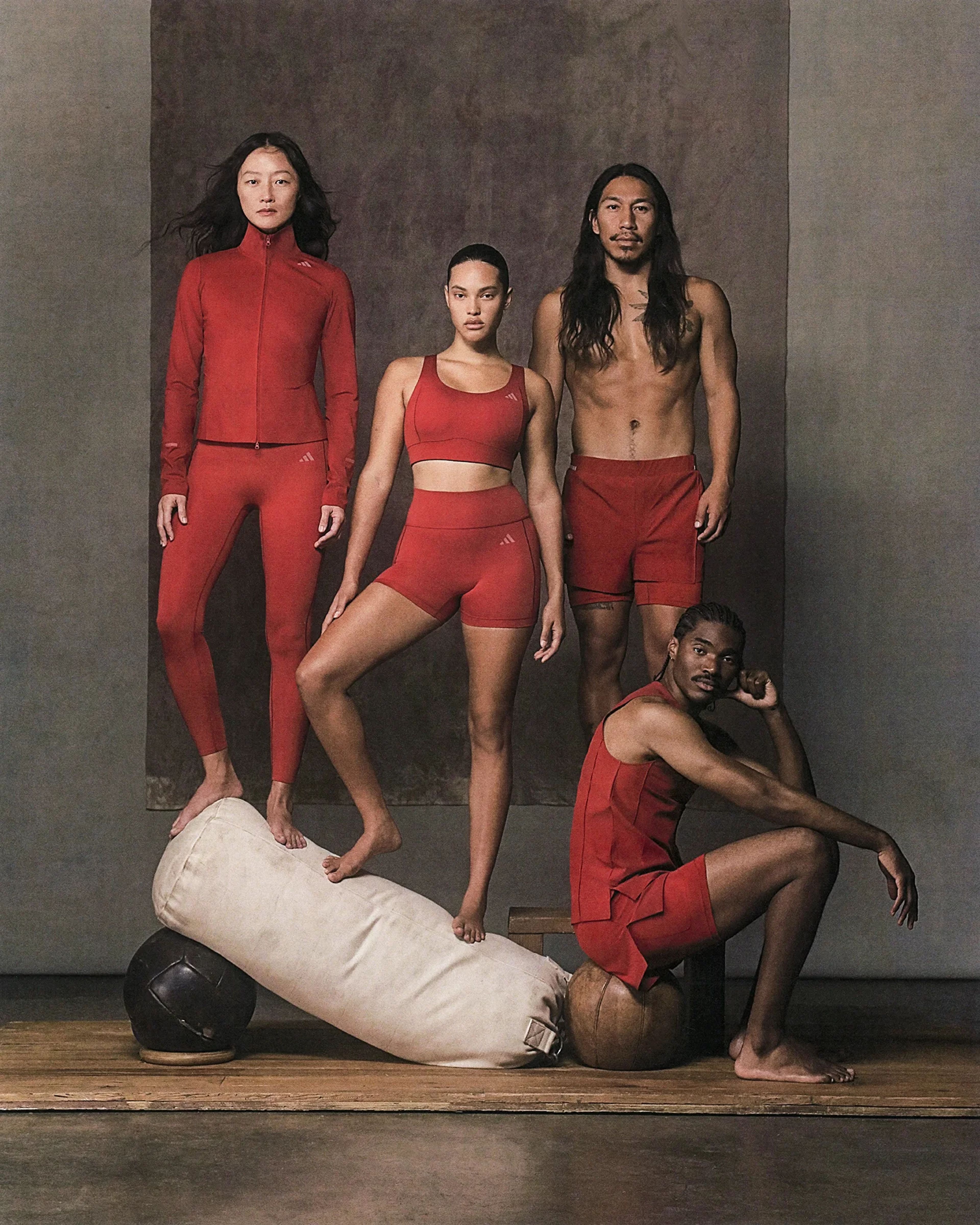 D4T Training 2in1 Shorts Active Maroon - Image 3