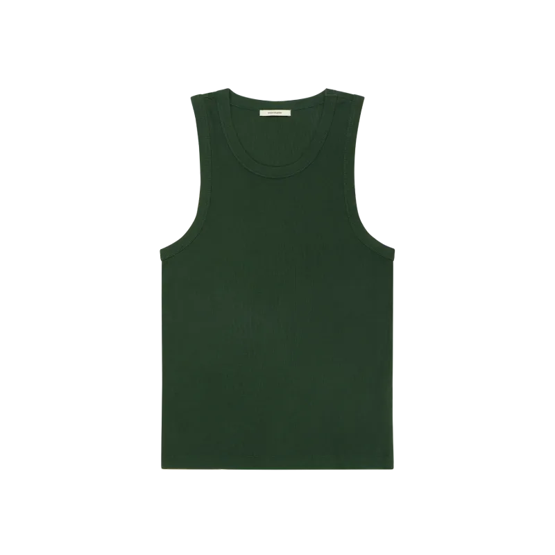 rib-tank-college-green garment view