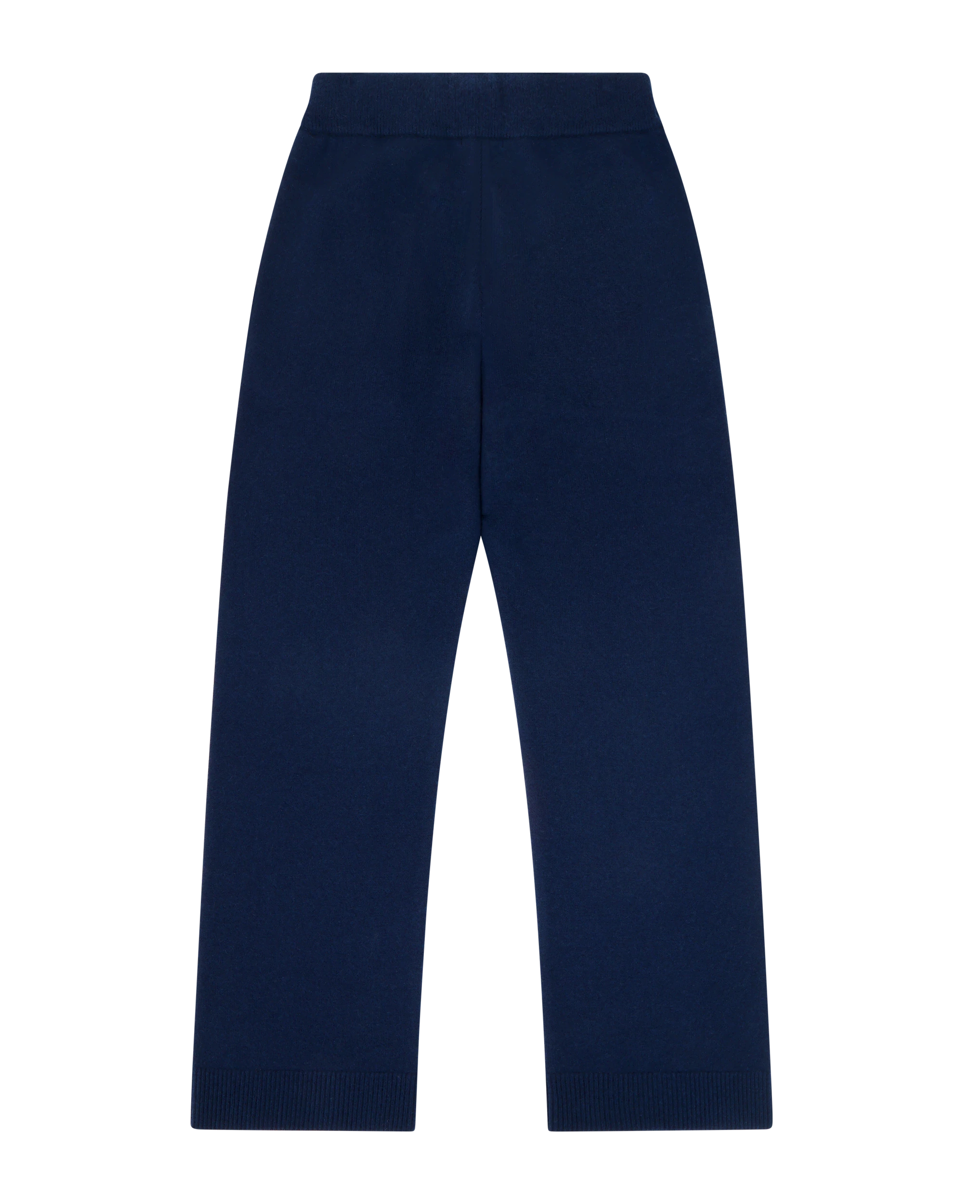 Knit Cashmere Lounge Pant Navy - Image 4