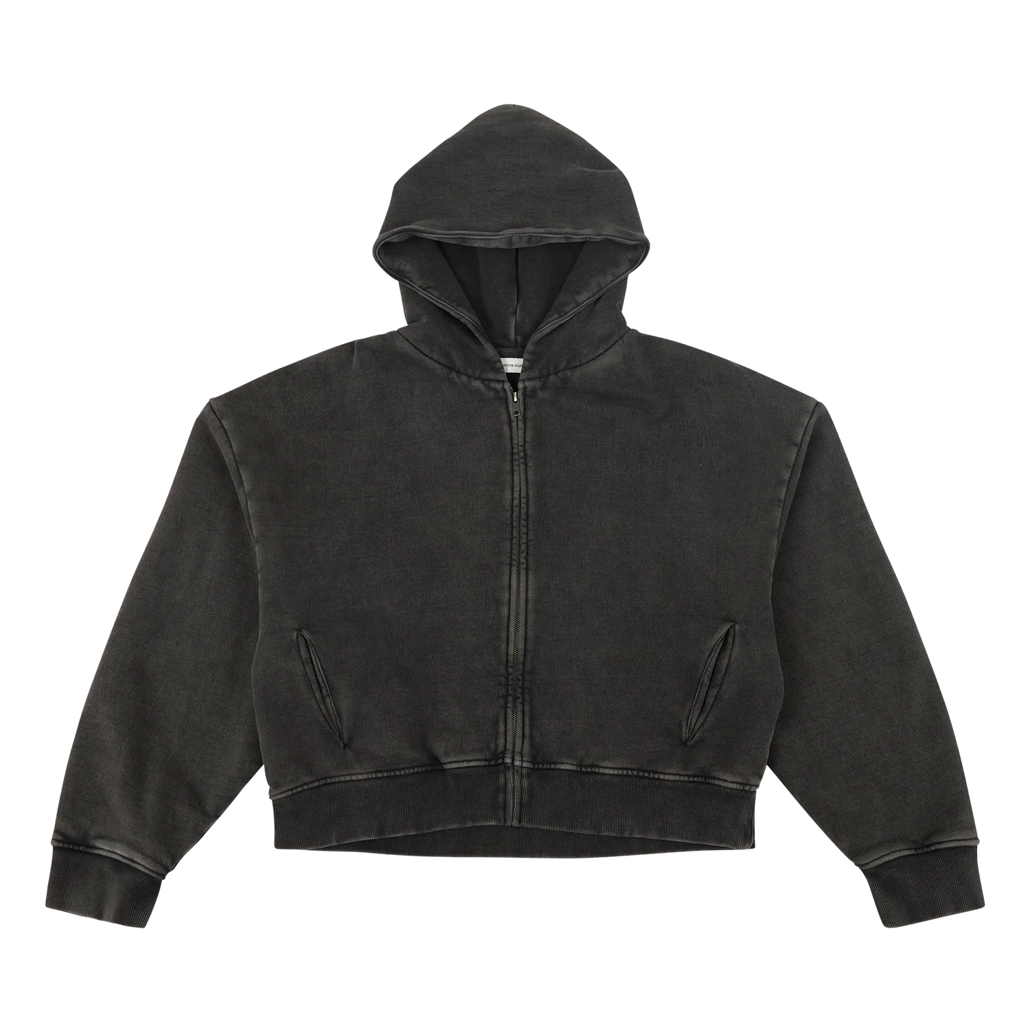 thermal hood washed black - entire studios thermal hood washed black - entire studios