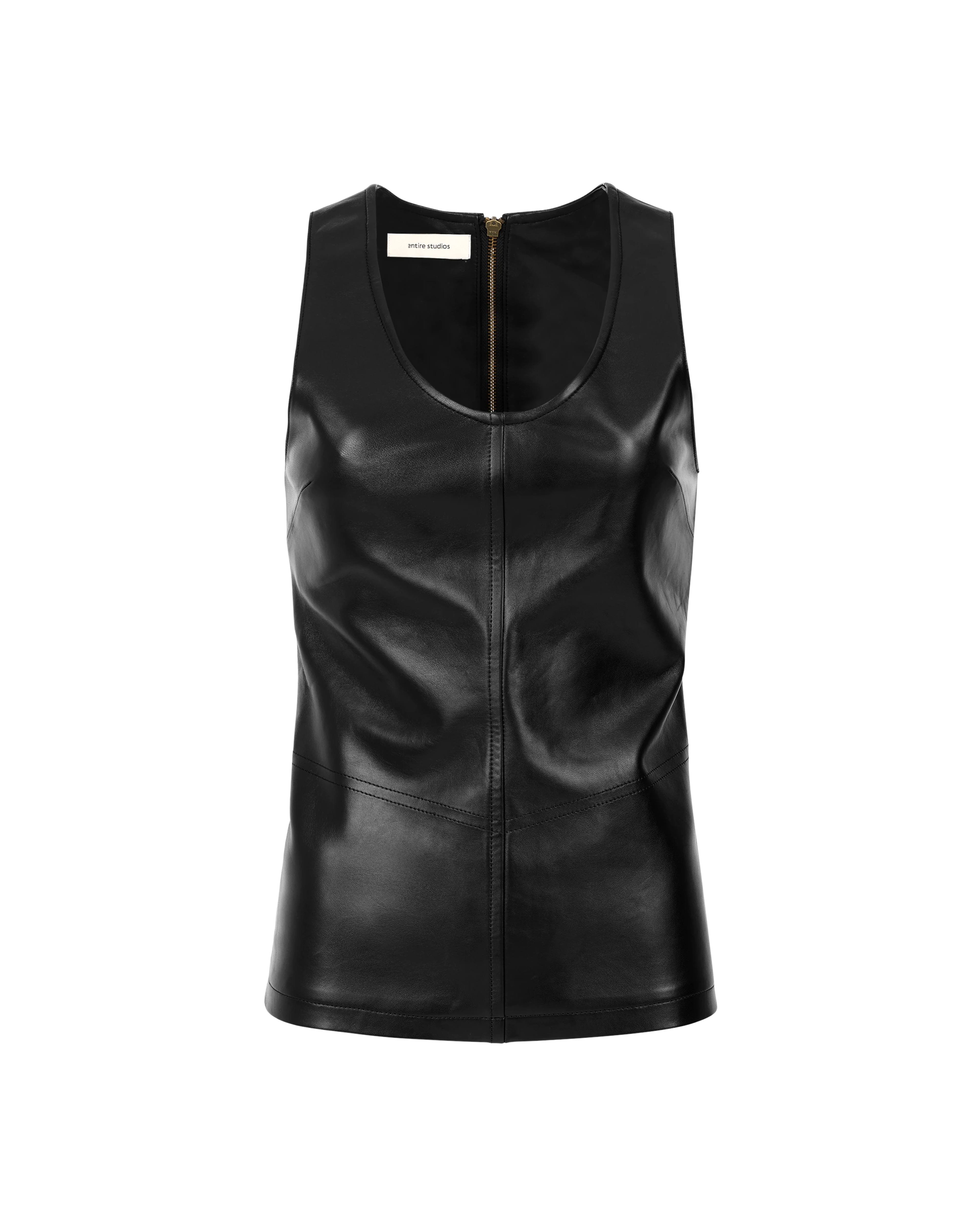 Leather Tank Black Leather - Image 3