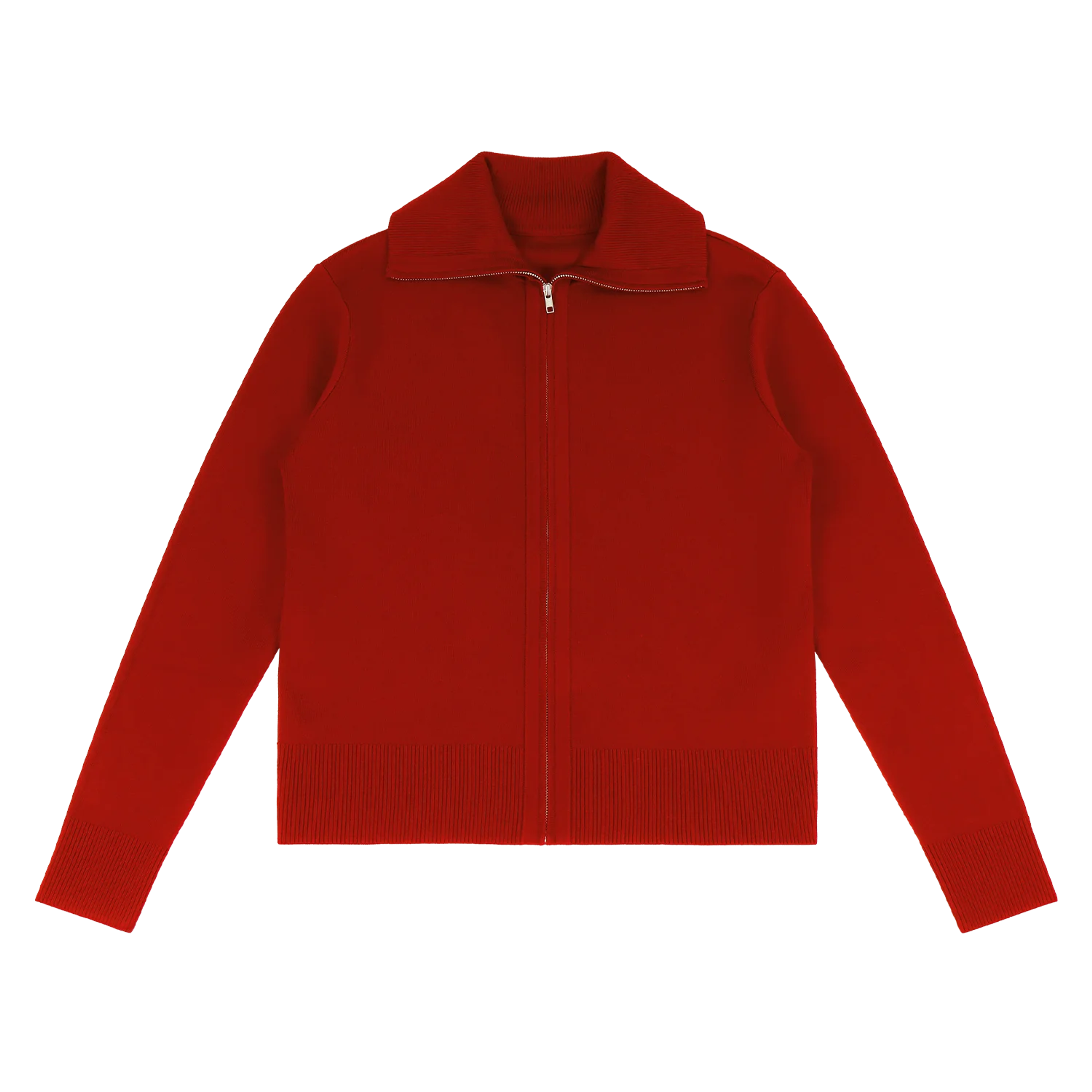 Product knit-zip-up-jacket-cherry thumbnail
