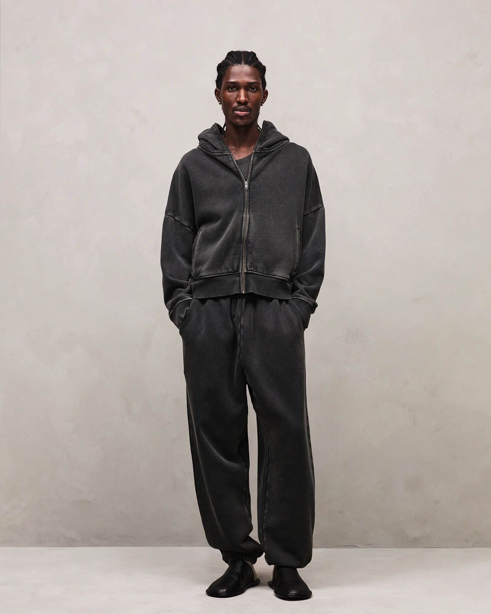 eternal zip washed black - entire studios eternal zip washed black - entire studios