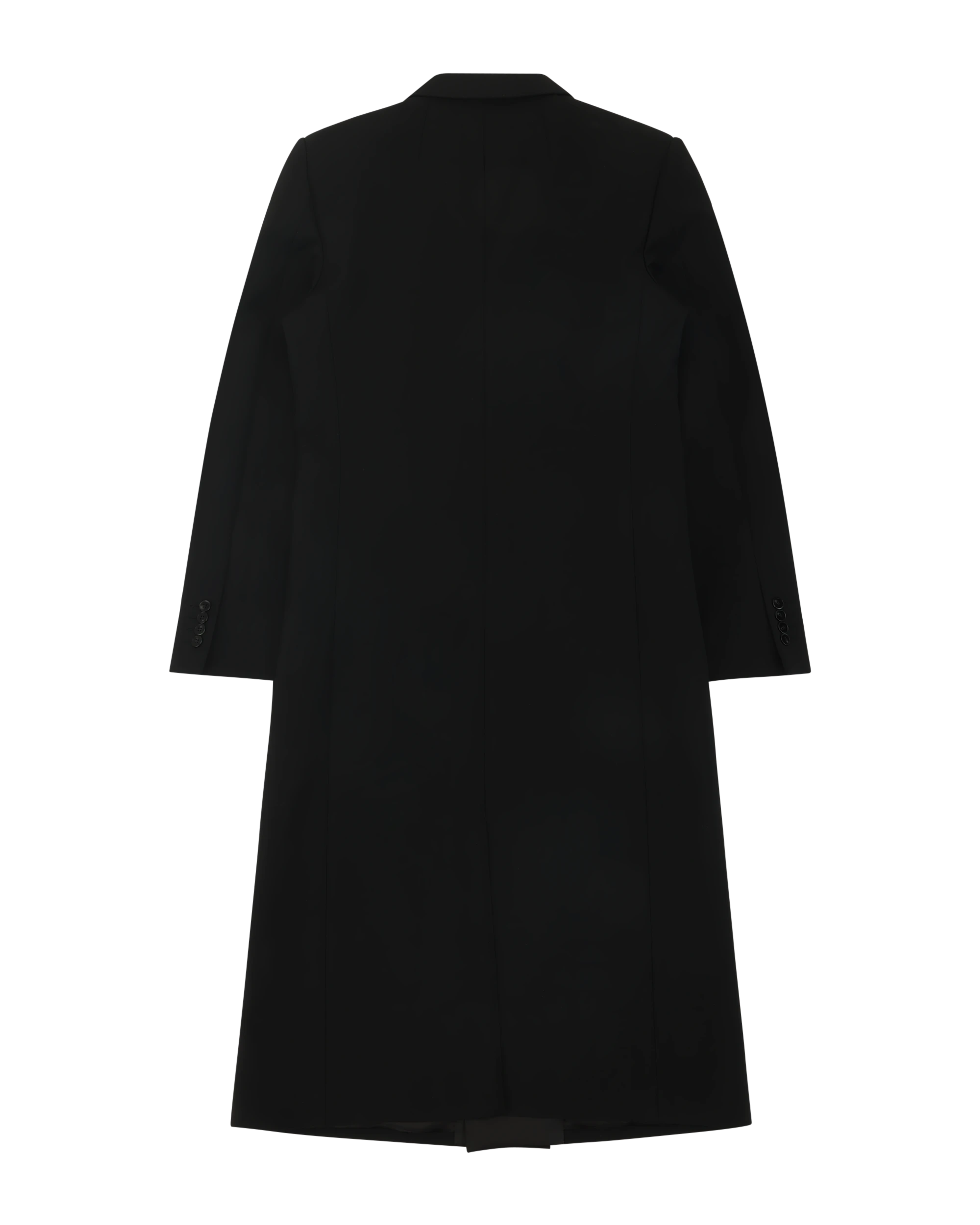 Mason Tailored Coat Black Wool - Image 4