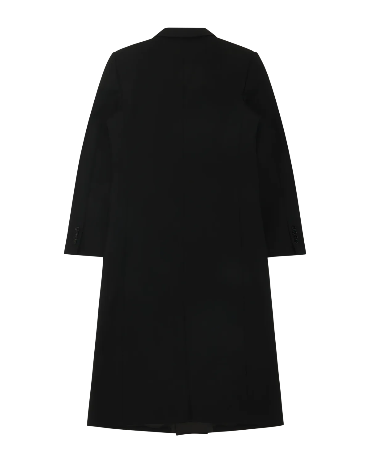 Mason Tailored Coat Black Wool - Image 5