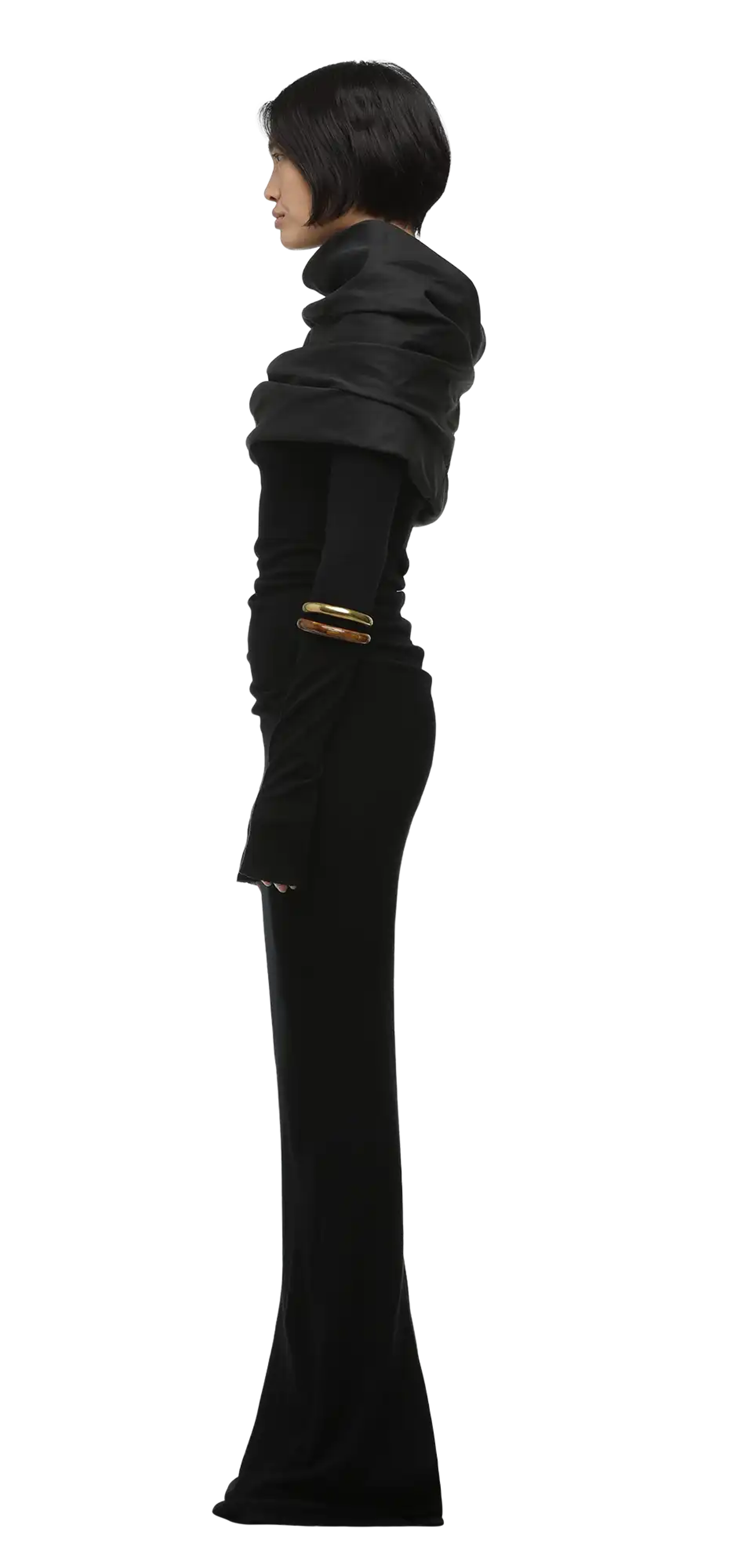 cavalier-dress-black character left view