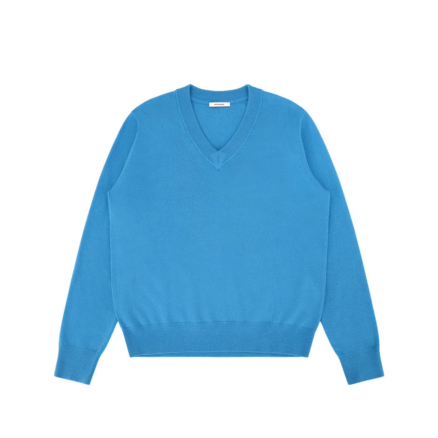 knit cashmere v neck concrete - entire studios knit cashmere v neck concrete - entire studios
