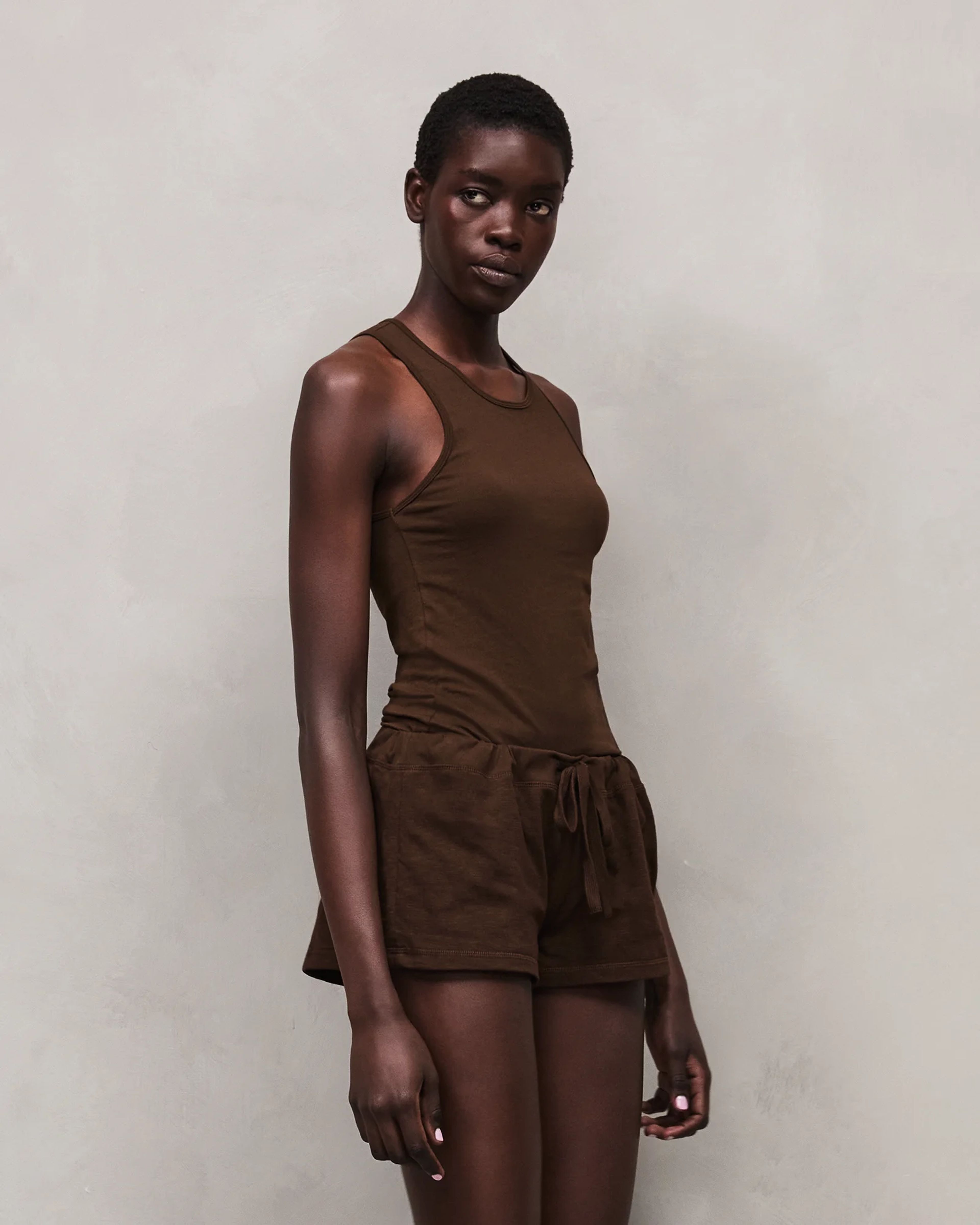 Lightweight Micro Shorts Brunette - Image 3