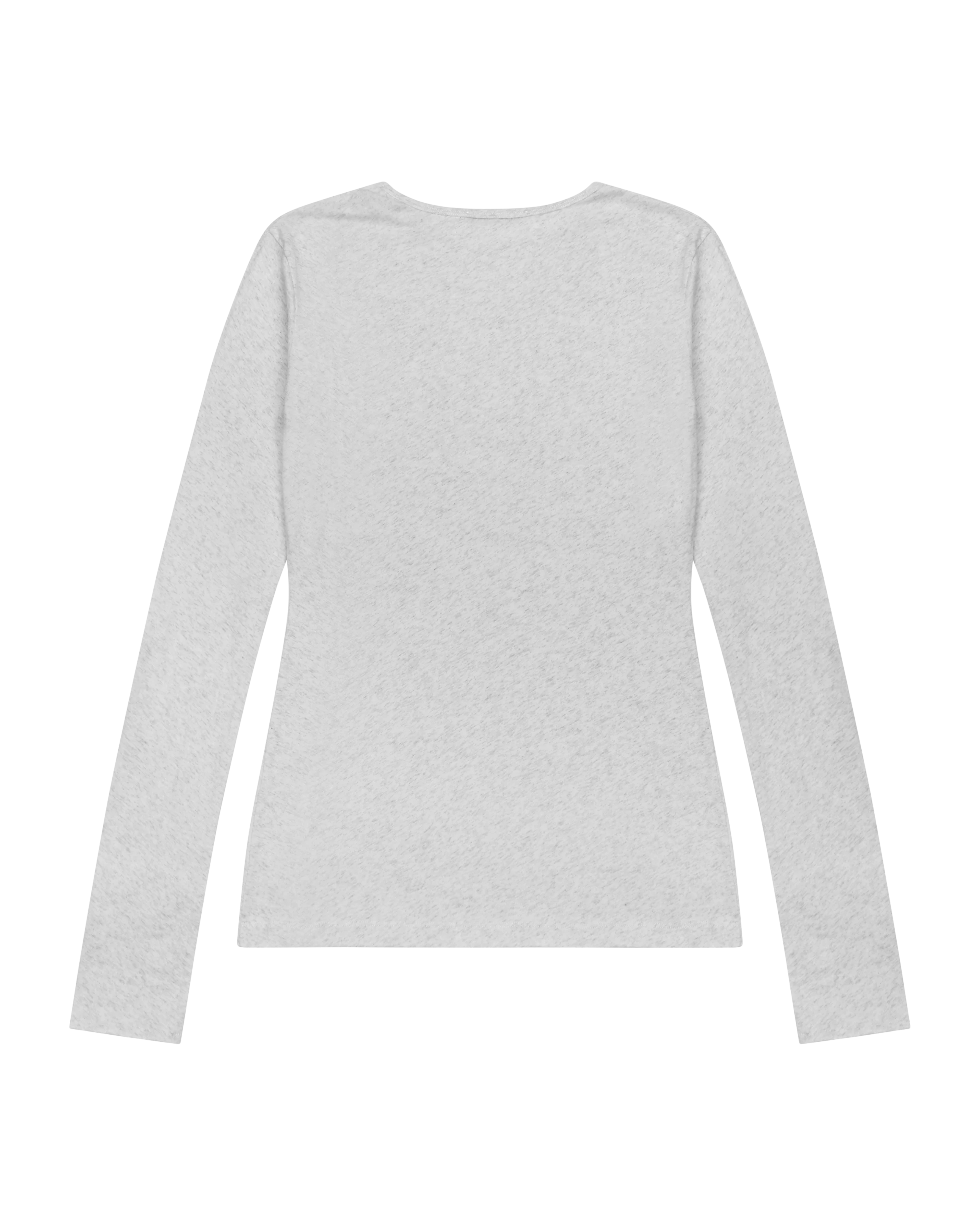 Sheer Long Sleeve Heather Grey - Image 6