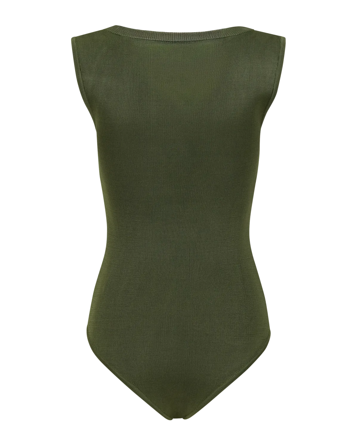 Deep V Neck Bodysuit Moss - Image 5