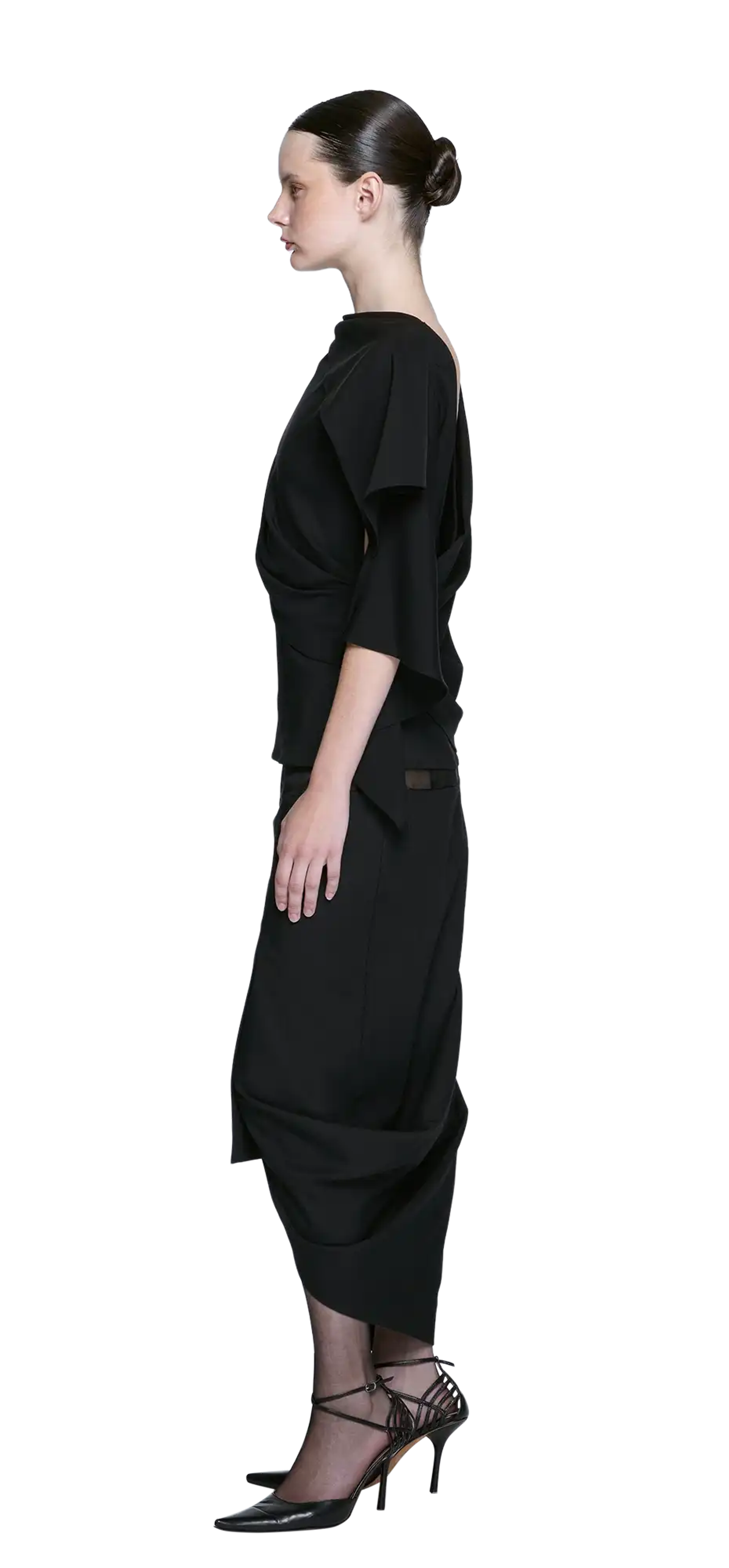 odeon-draped-top-black character left view