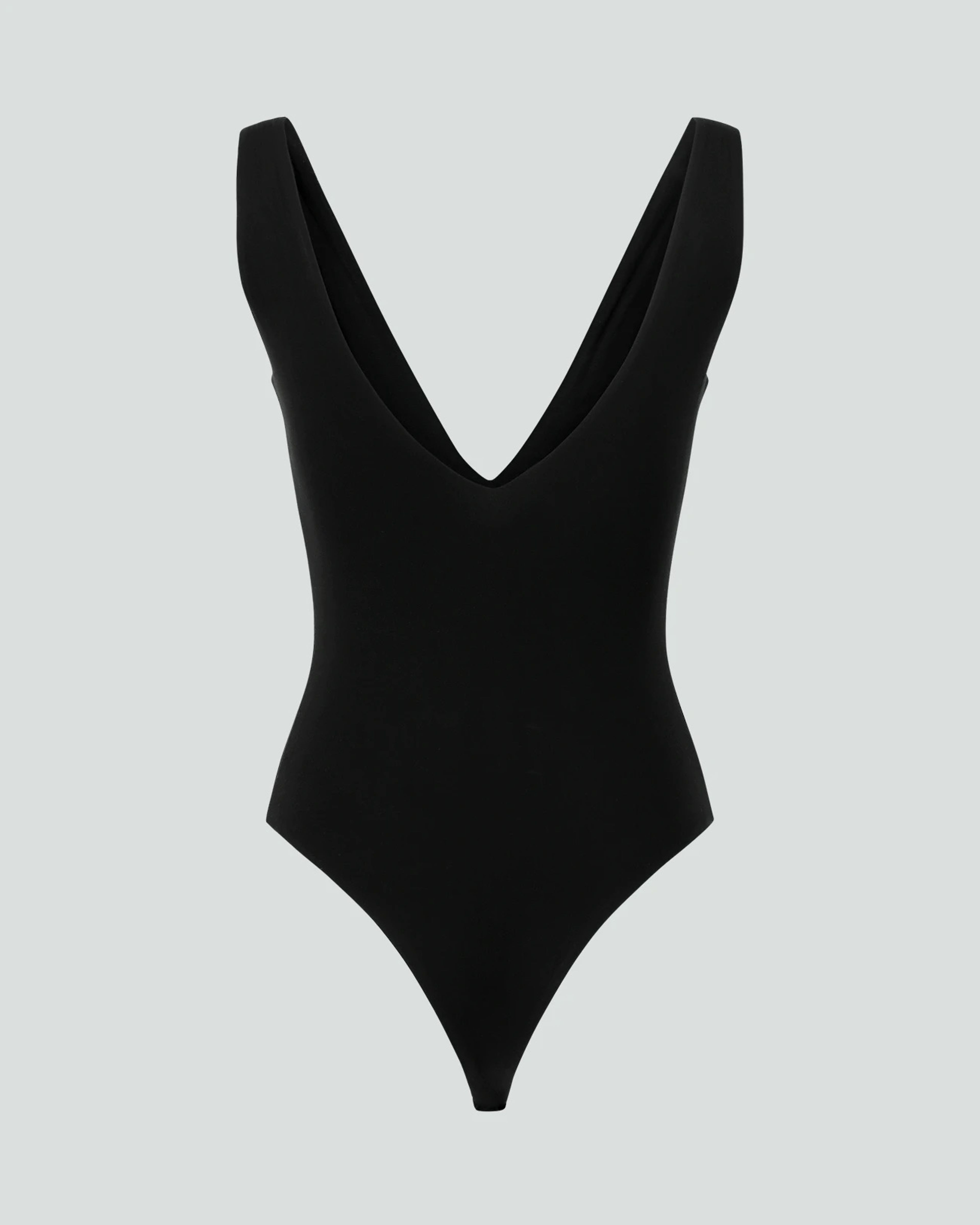 V-Neck Bodysuit Black - Image 2