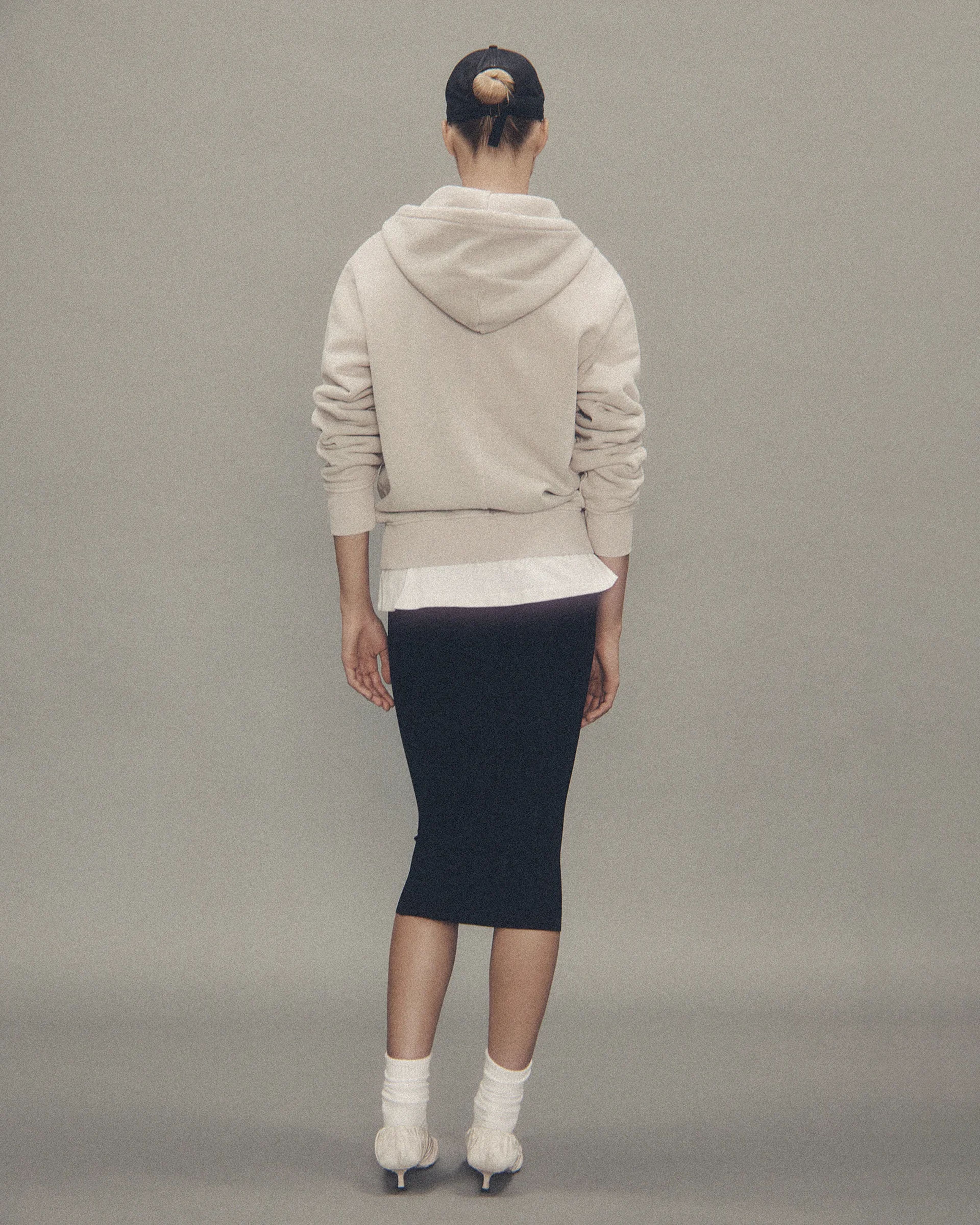 Slim Zip Up Off White - Image 5