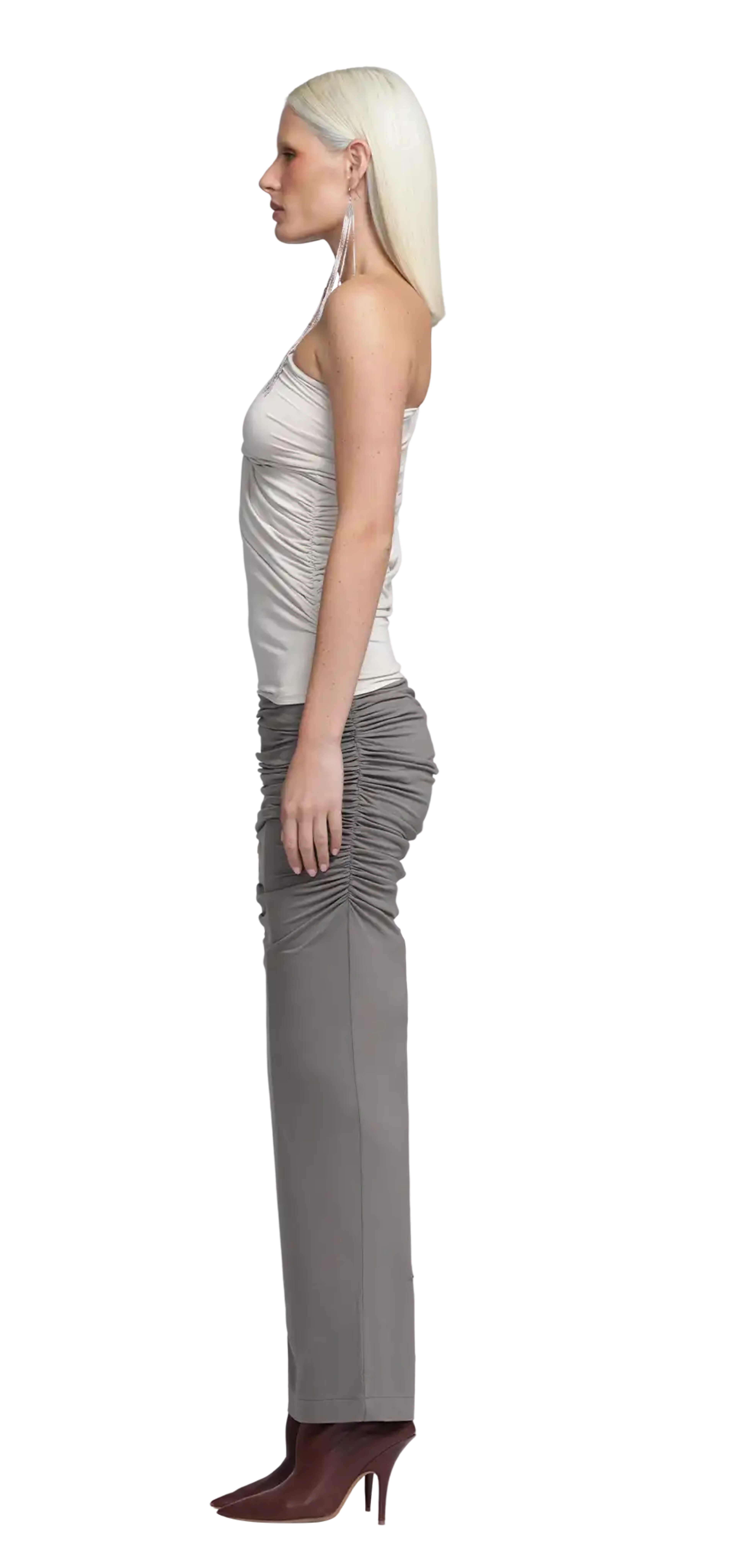 pillar-top-stone character left view