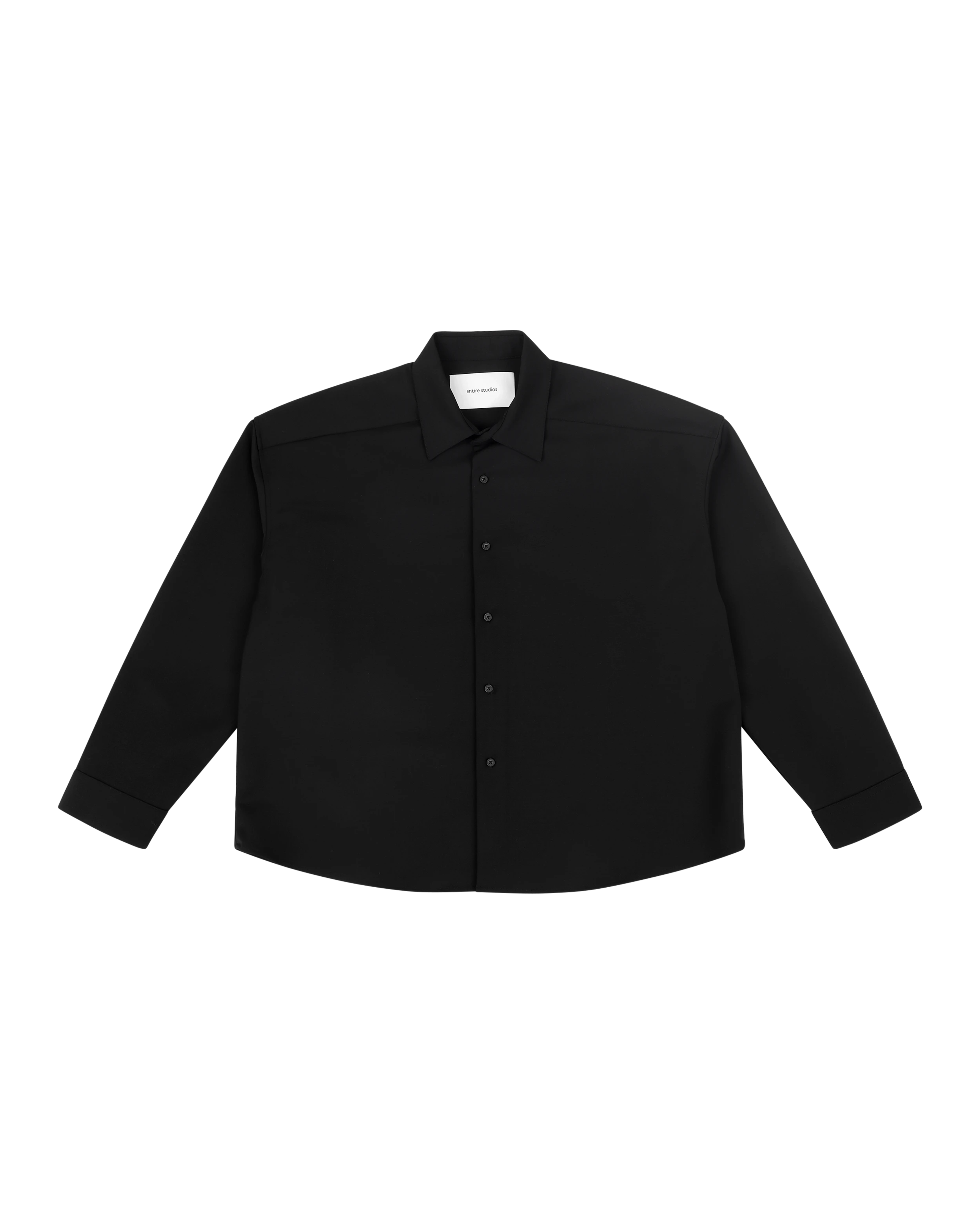 Miller Shirt Black Wool - Image 5