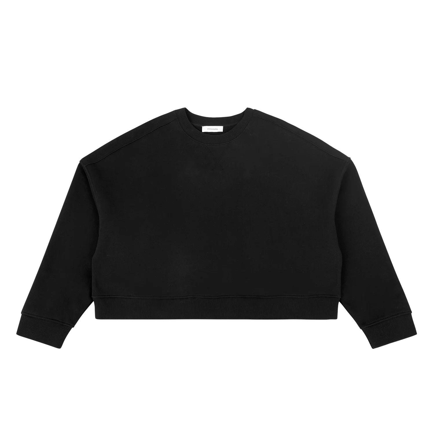 【ENTIRE STUDIOS 】 BOX CREW SWEAT box crew black - entire studios
