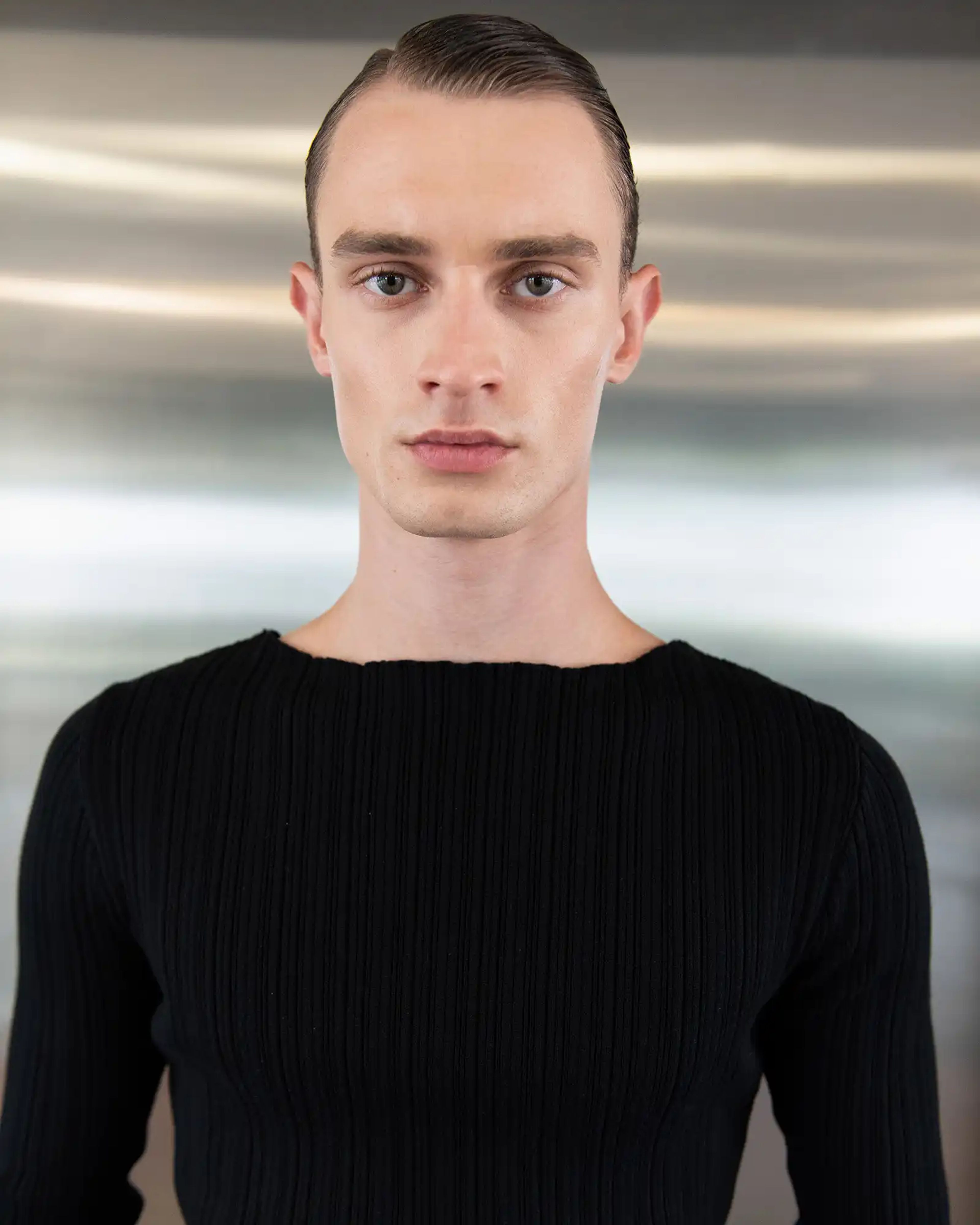 Arches Long Sleeve Knit Black - Image 1