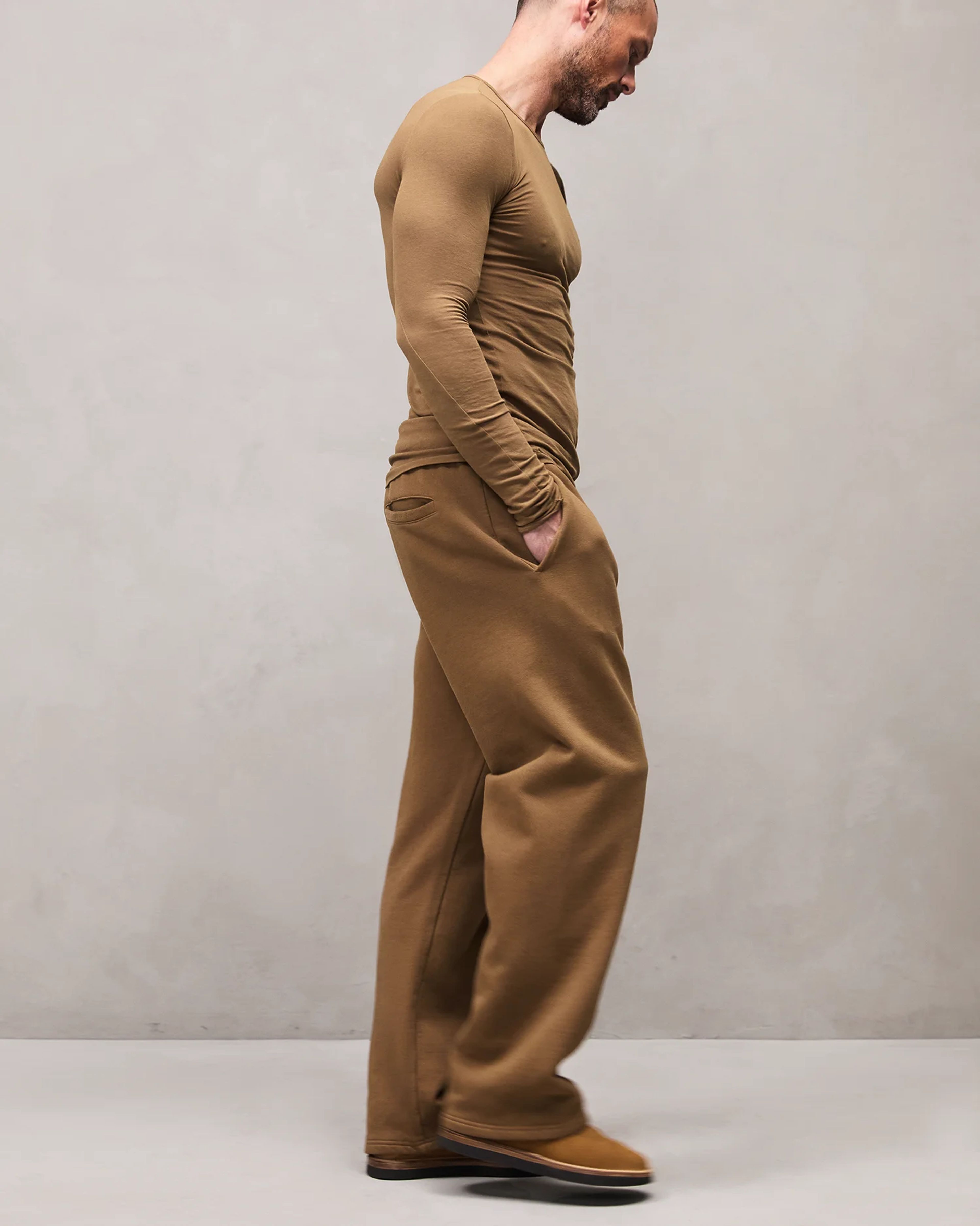 Straight Leg Sweatpant Dune - Image 3