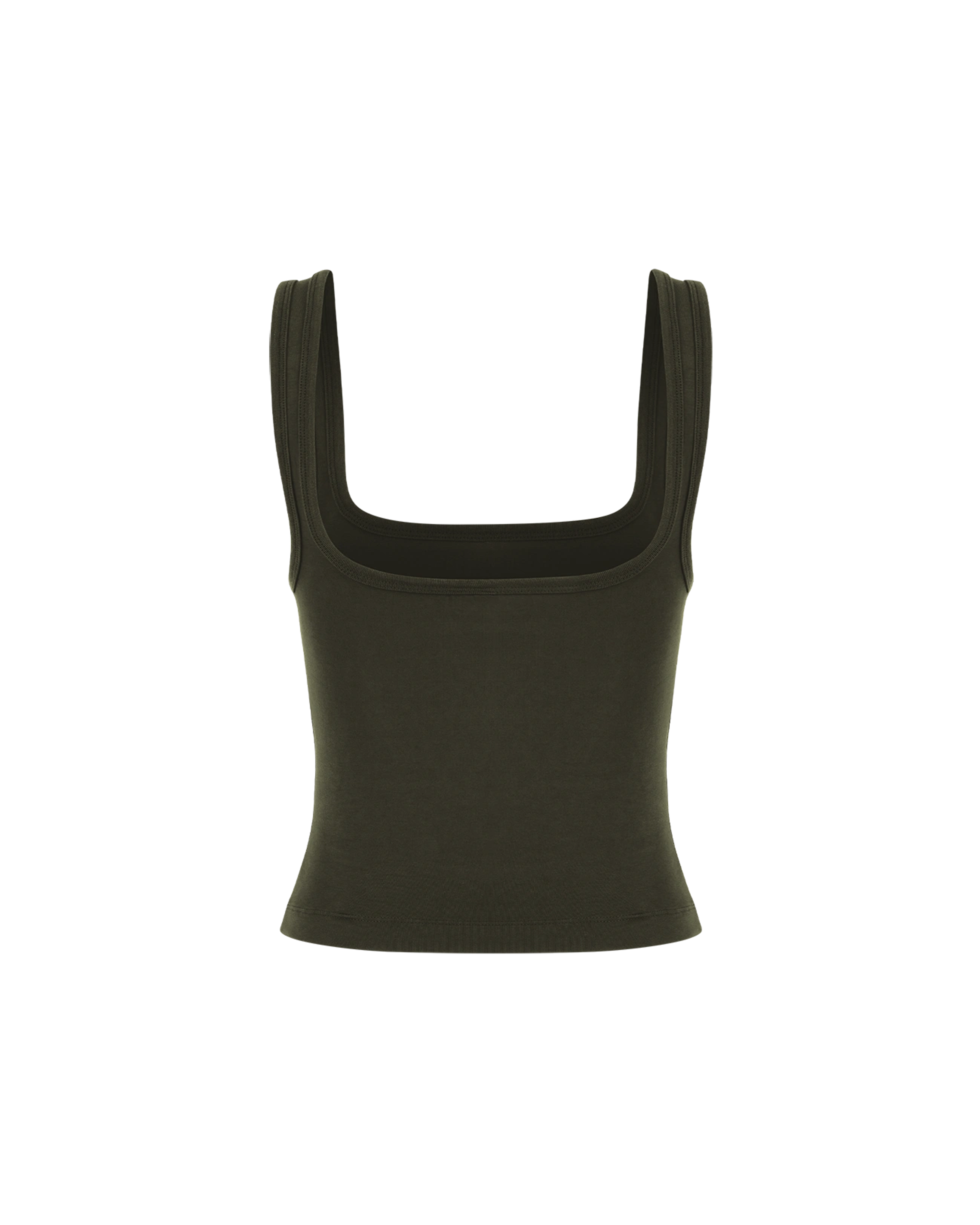 Square Neck Tank Military - Image 2
