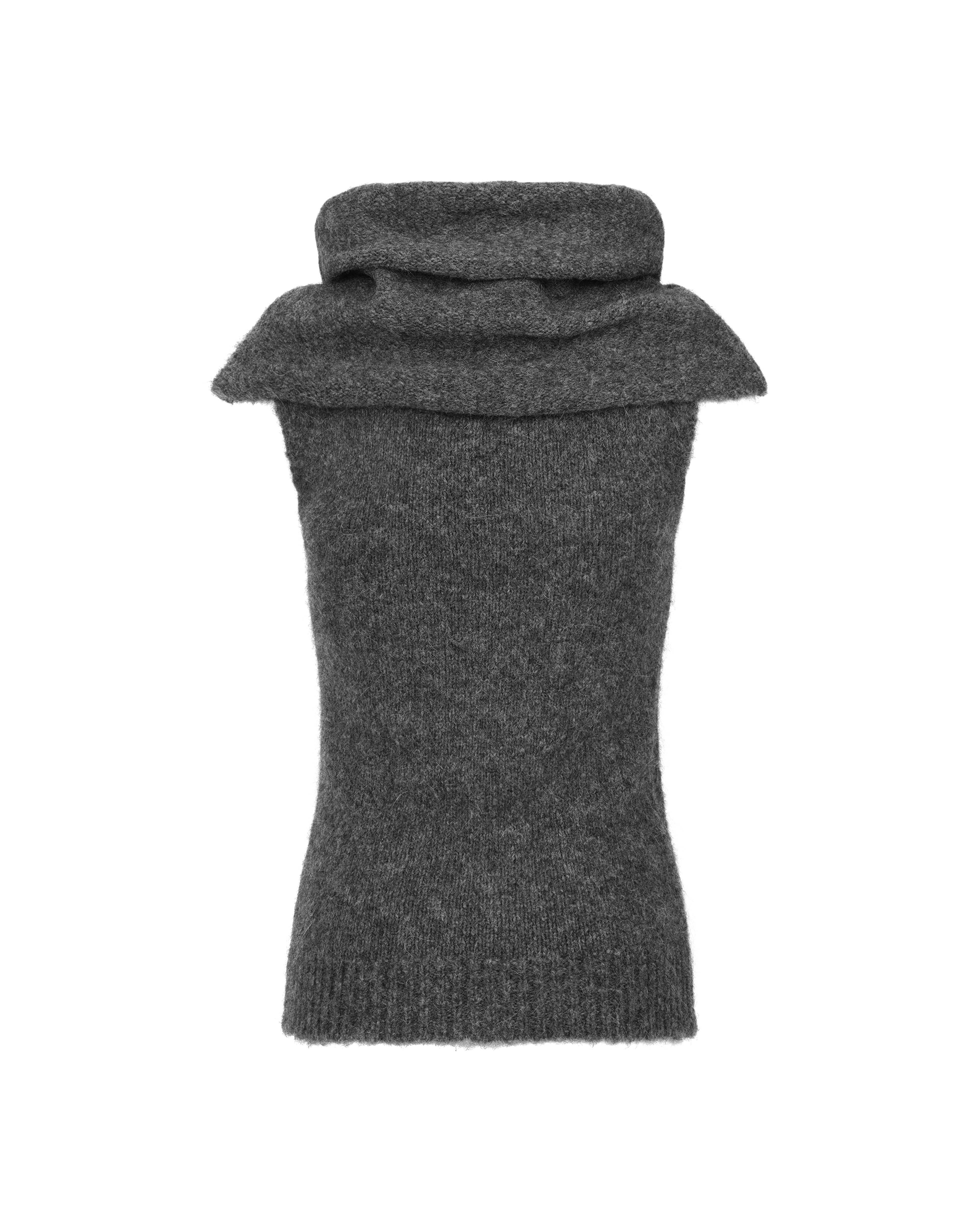 Sleeveless Bound Top Smoke - Image 4