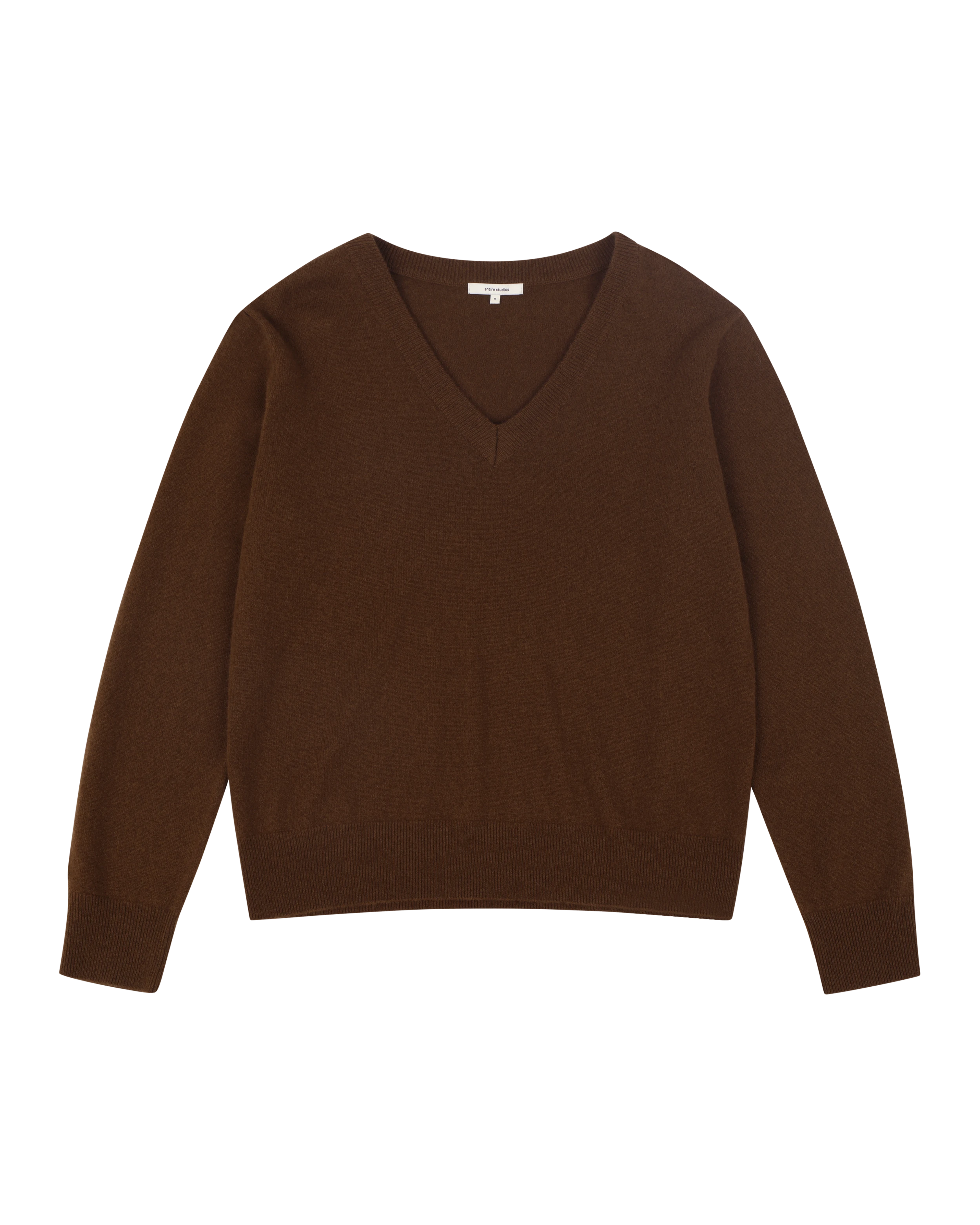 Knit V Neck Cedar - Image 6