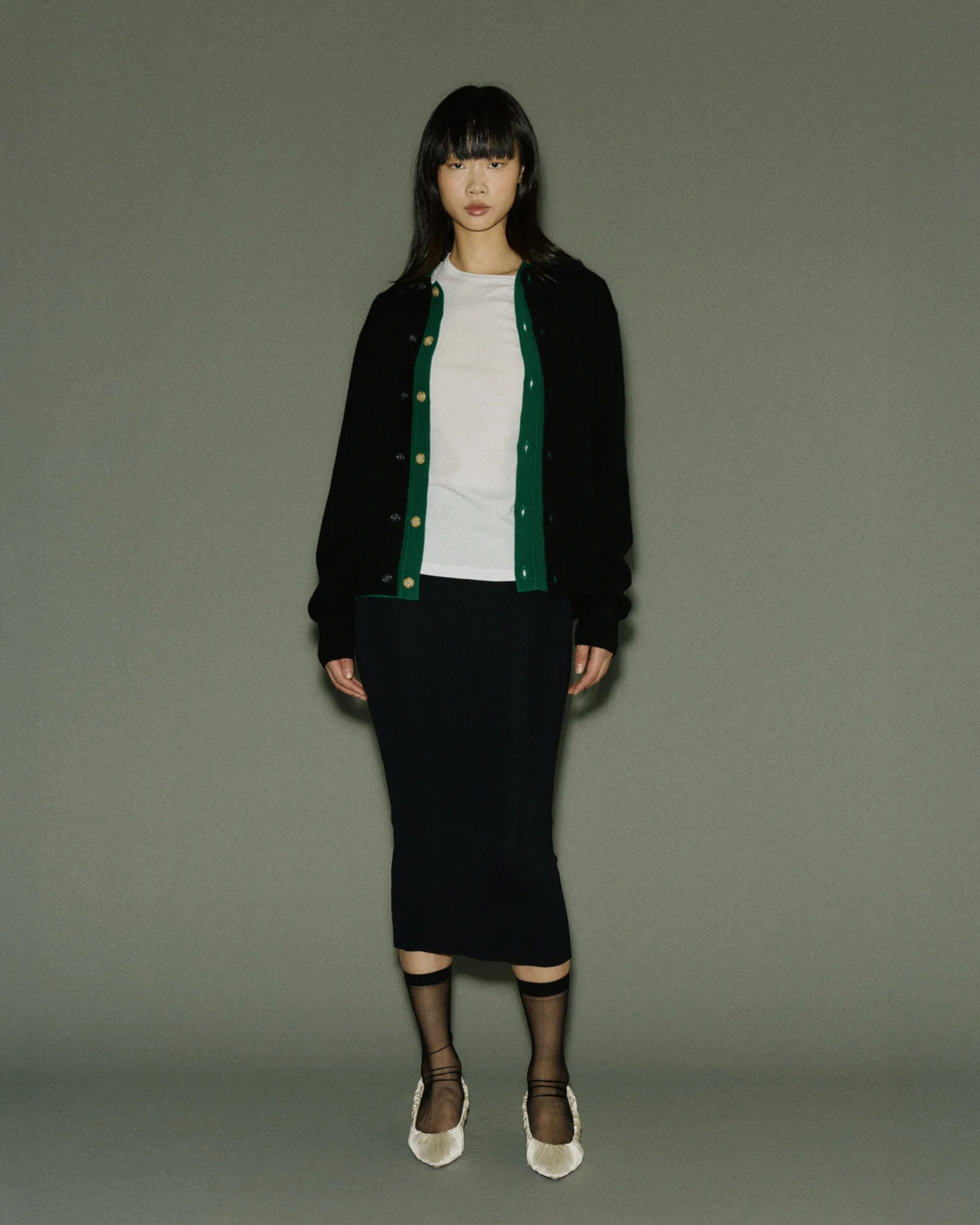 Ledge Cashmere Sweater Black - Image 5