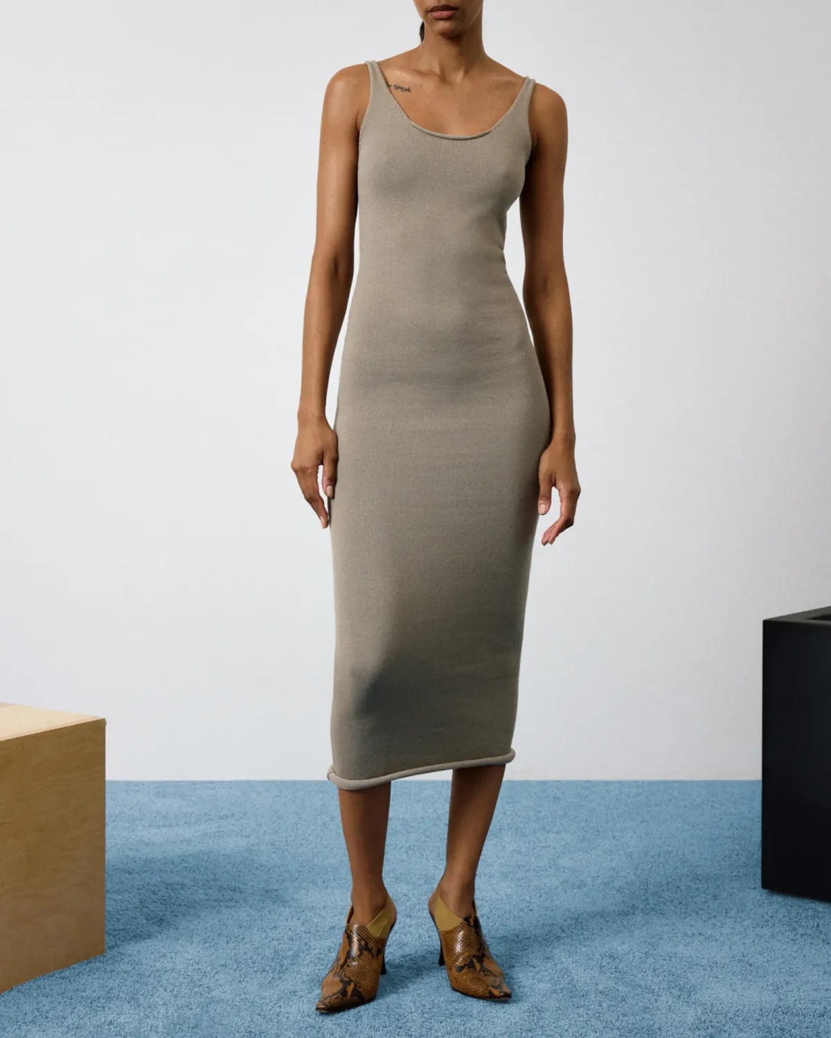 Raw Knit Midi Clay - Image 2
