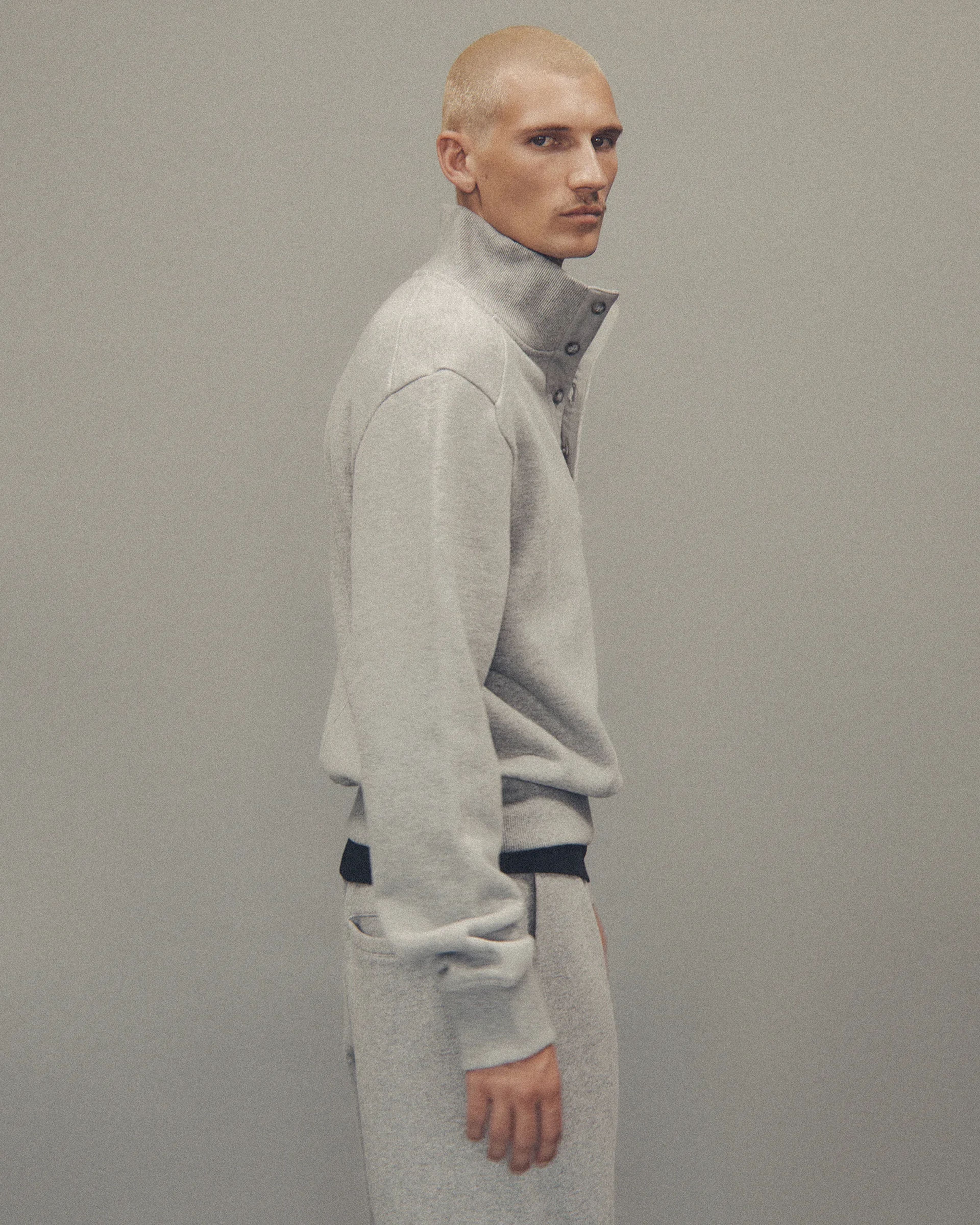 Port Pullover Grey Marle - Image 5