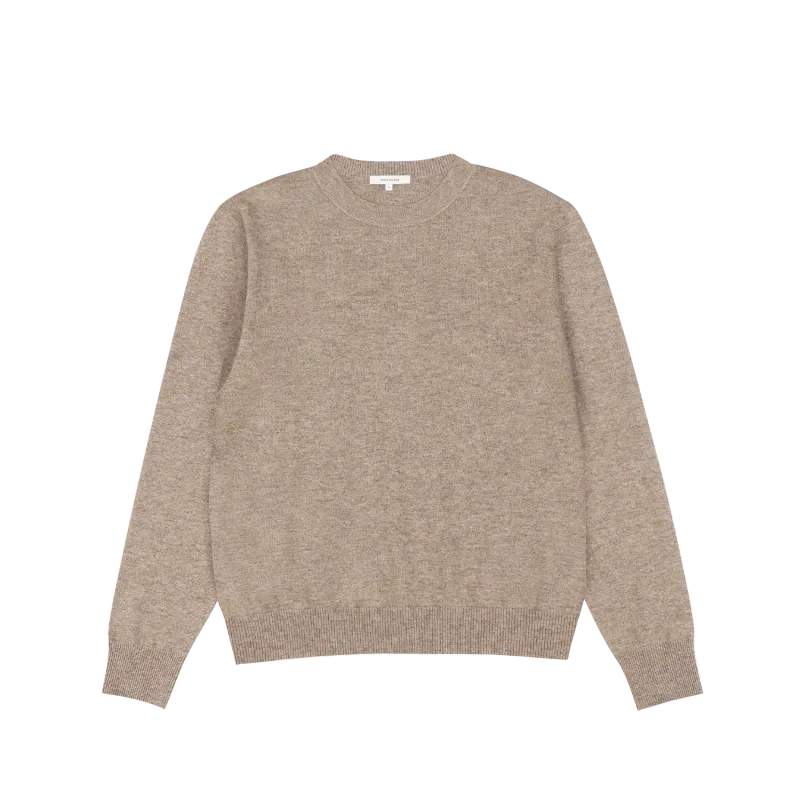 knit-crewneck-camel garment view