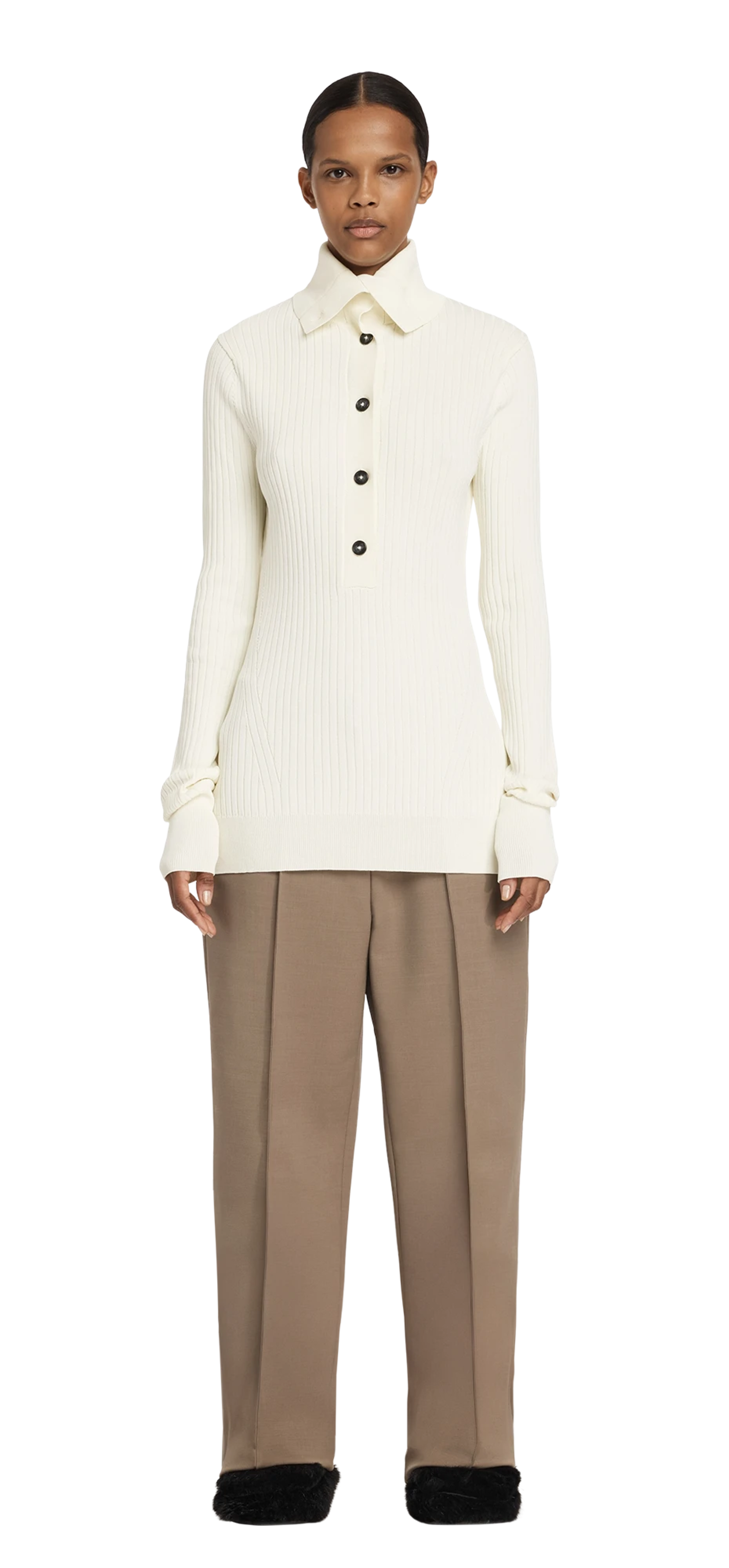 high-neck-henley-ghee character front view