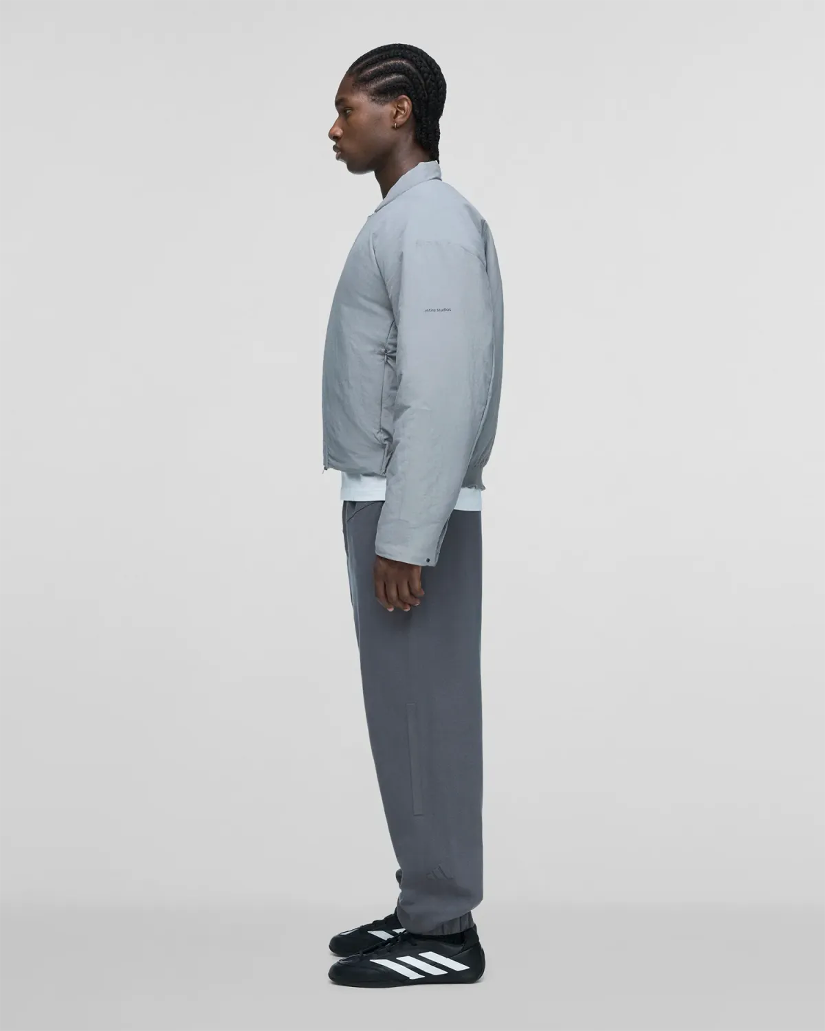 Z.N.E. Bomber Jacket Dove Grey - Image 9