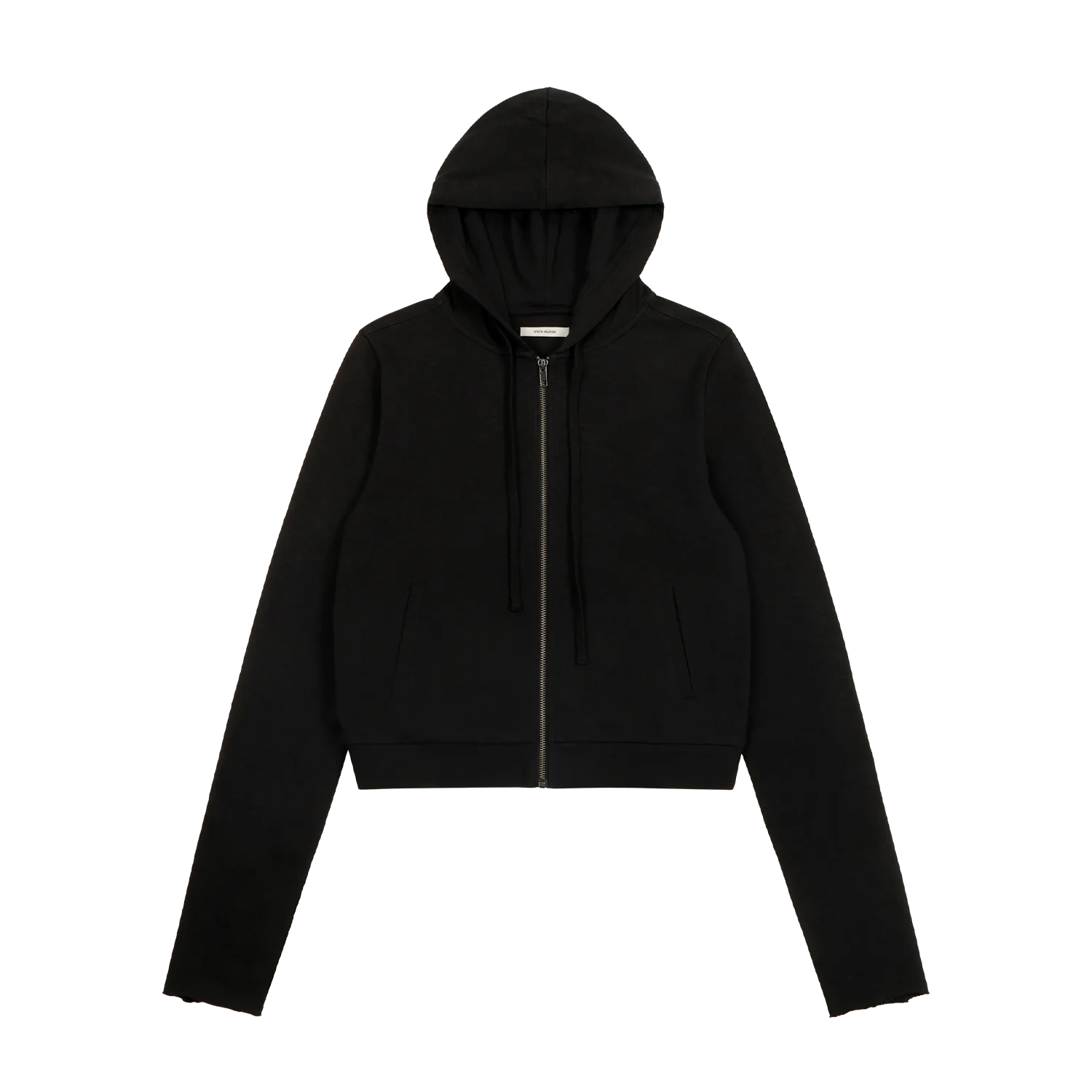lightweight cropped zip up black - entire studios lightweight cropped zip up black - entire studios