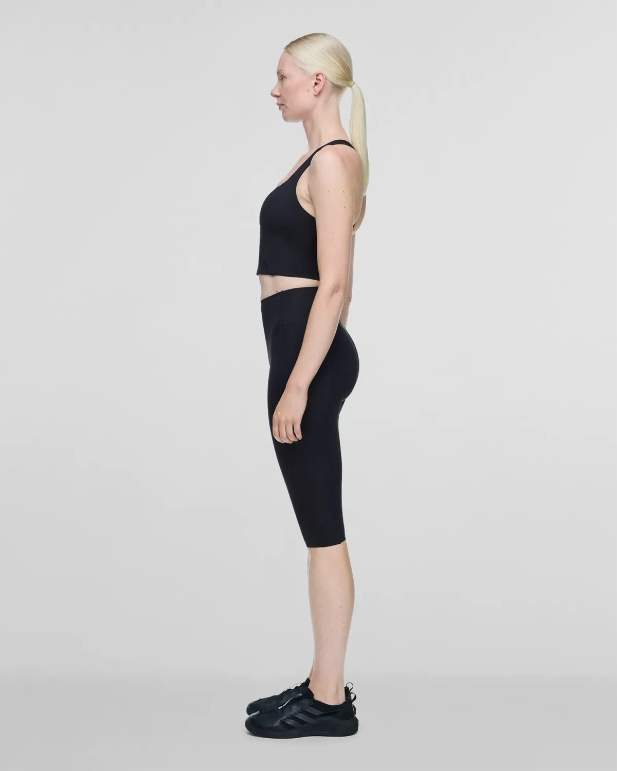 Optime Training Capri Leggings Black - Image 4