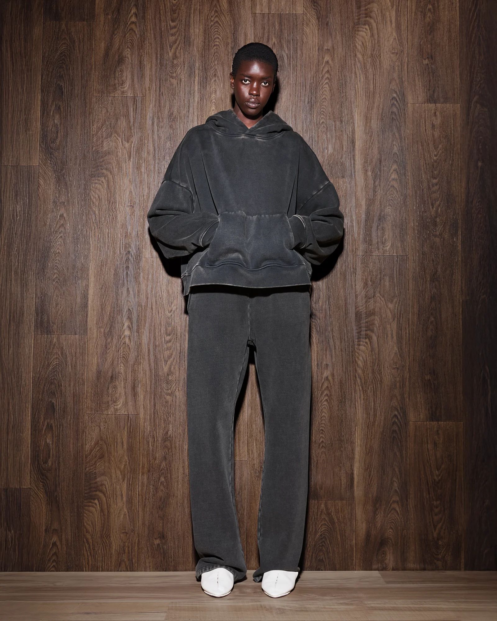 straight leg sweatpant washed black - entire studios straight leg sweatpant washed black - entire studios