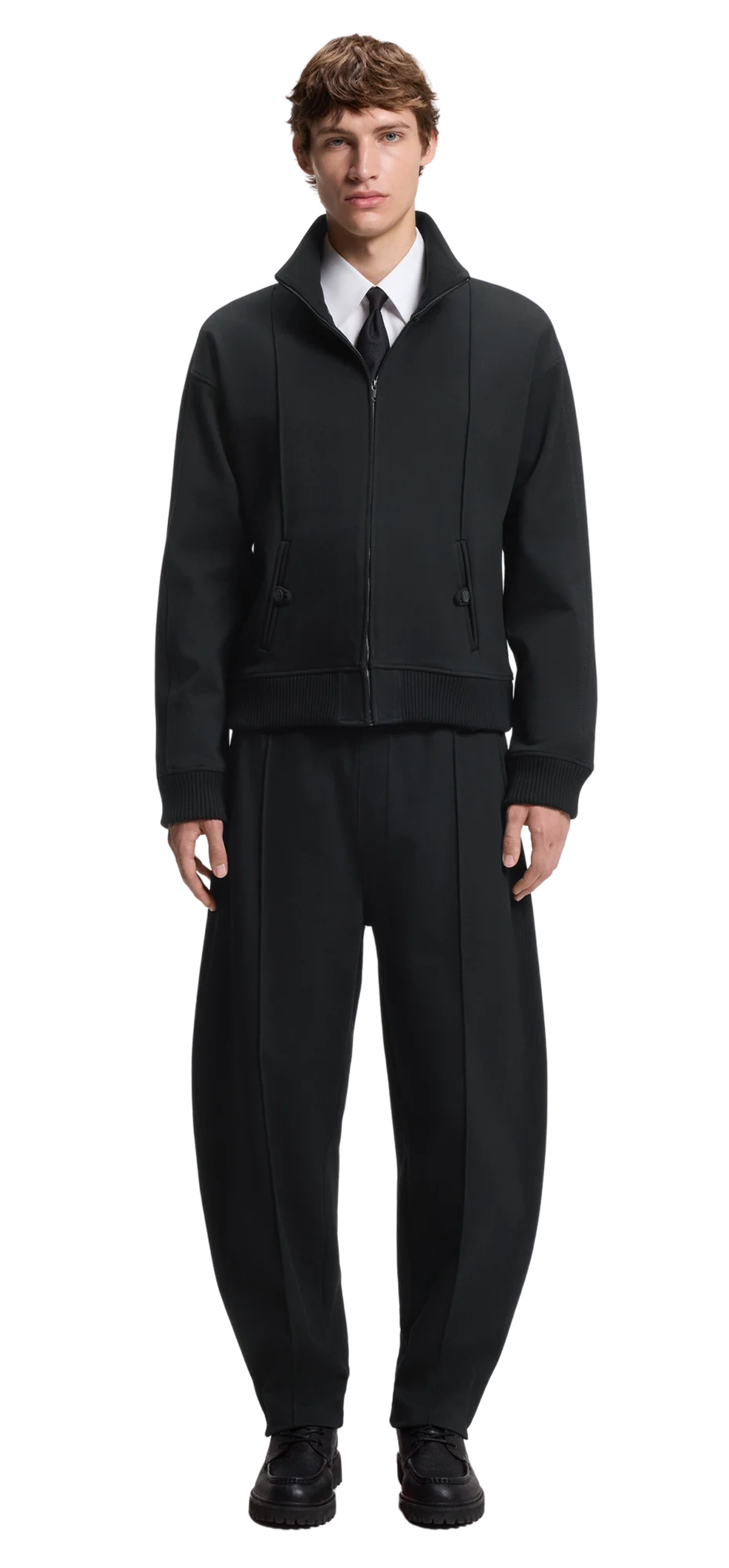 hugo-x-entire-studios-zipped-sweatshirt character front view