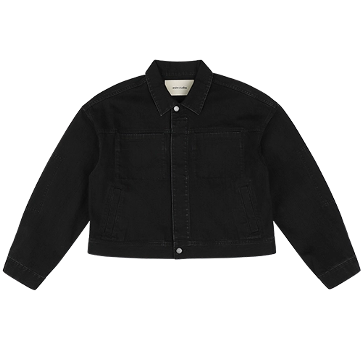 gem denim jacket magnetite - entire studios