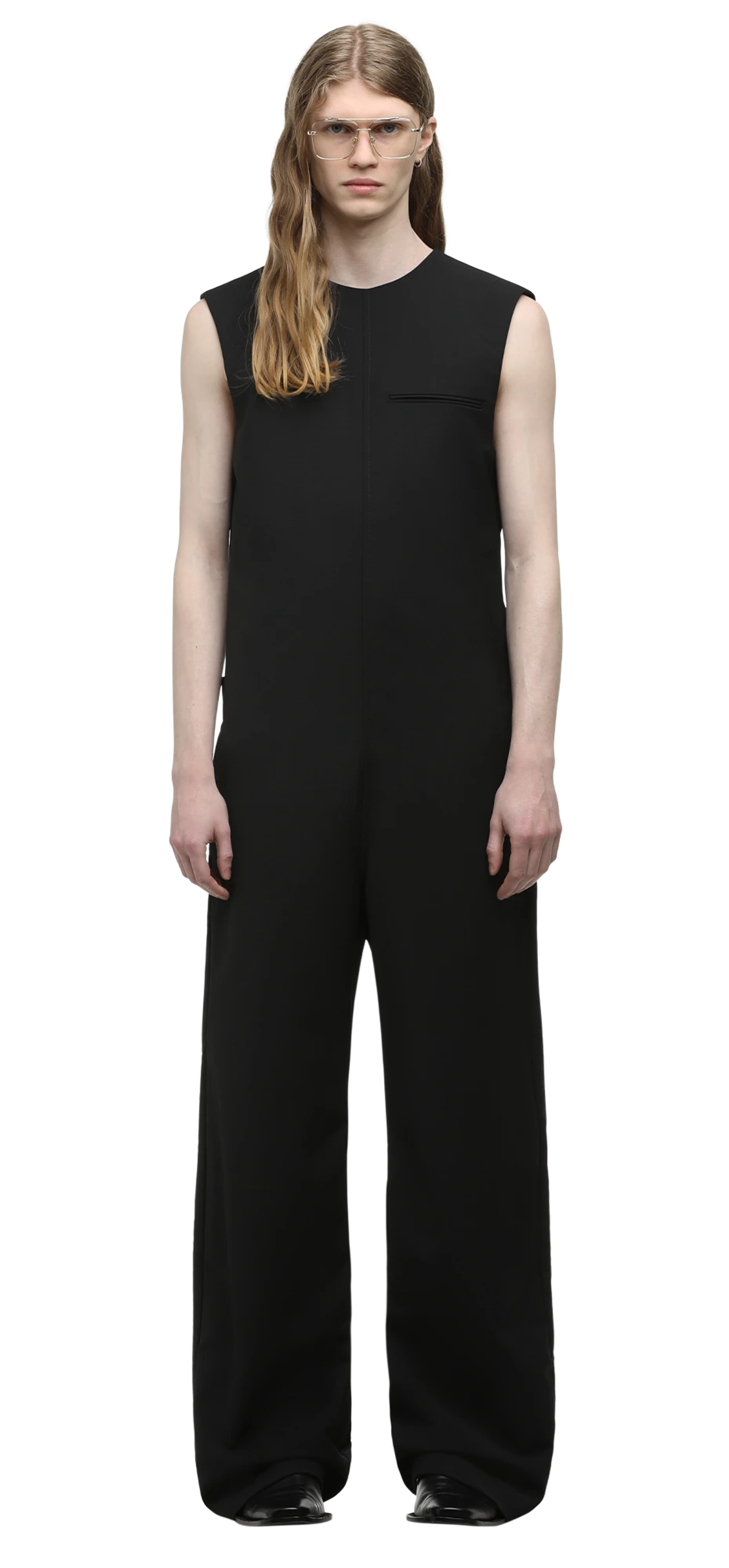 riflesso-onesie-black character front view
