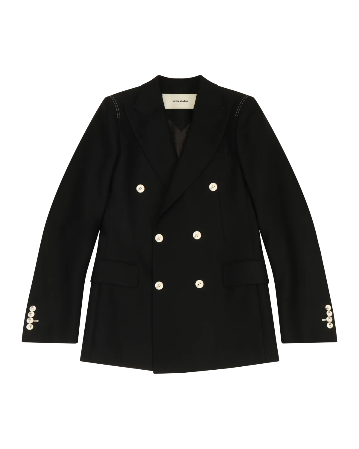 Raze Jacket Black Wool - Image 3
