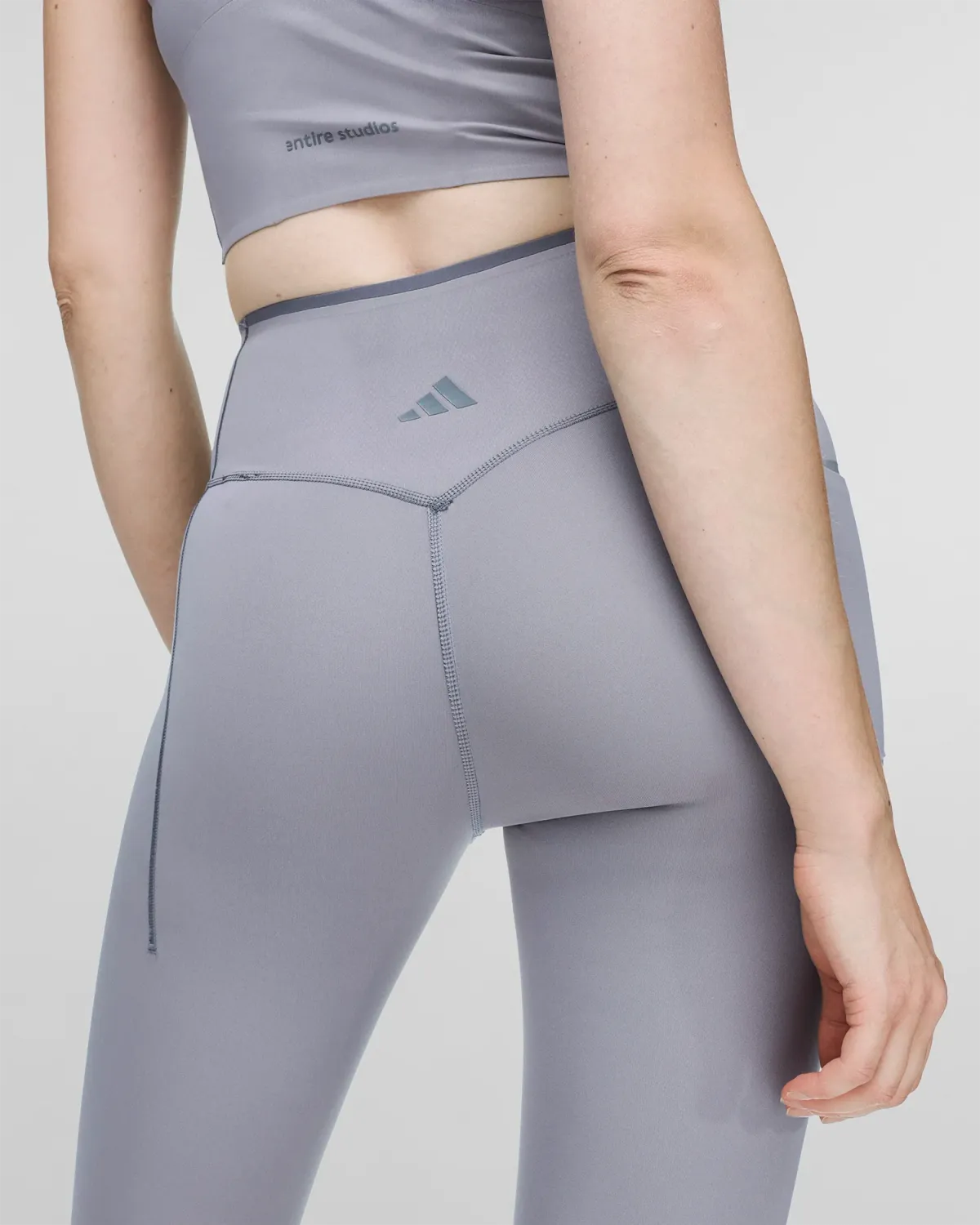 Optime Training Capri Leggings Dove Grey - Image 2