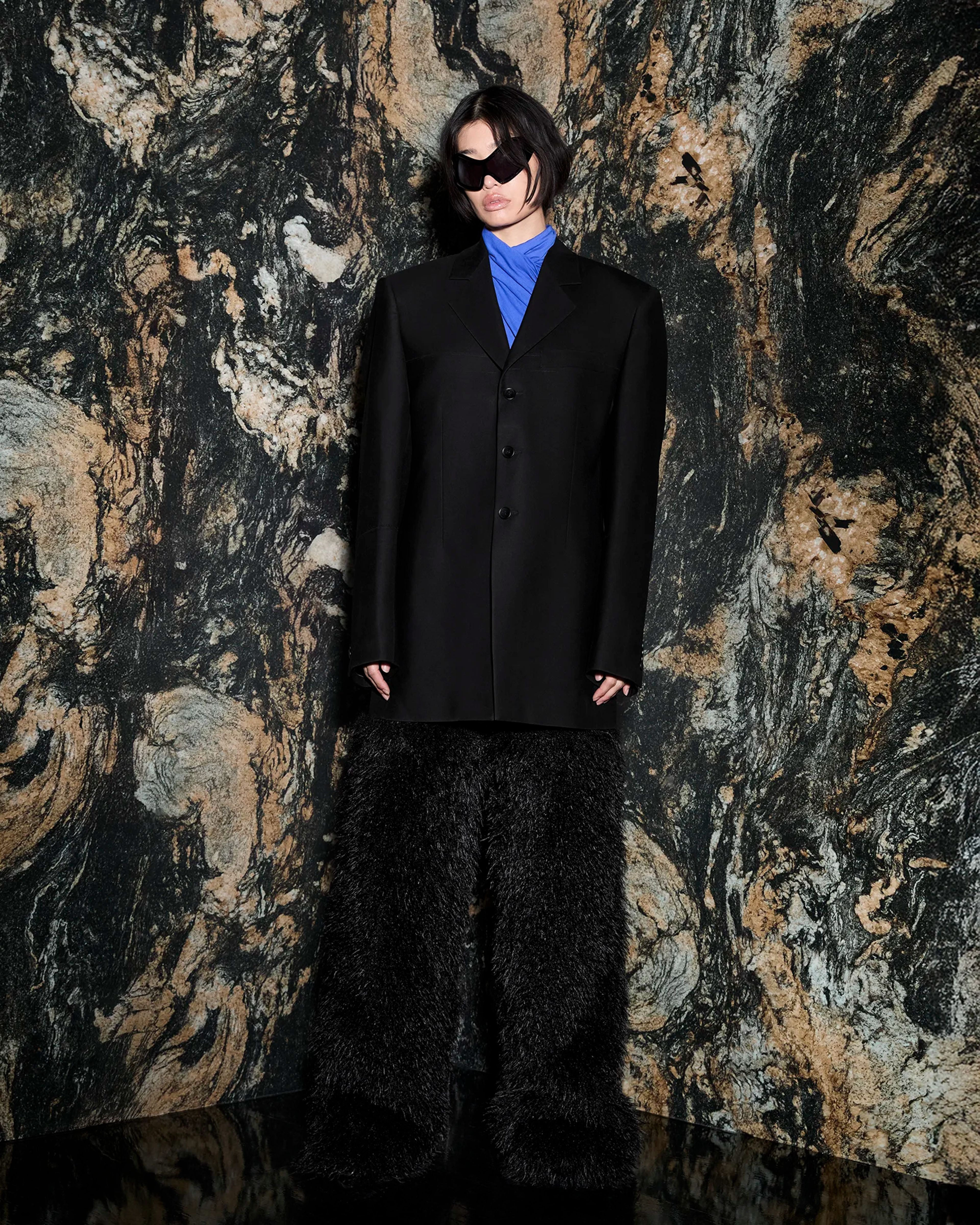 Single Breasted Jacket Black - Image 1