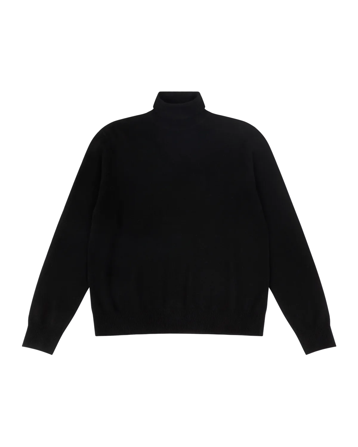 Knit Cashmere Turtleneck Black - Image 6