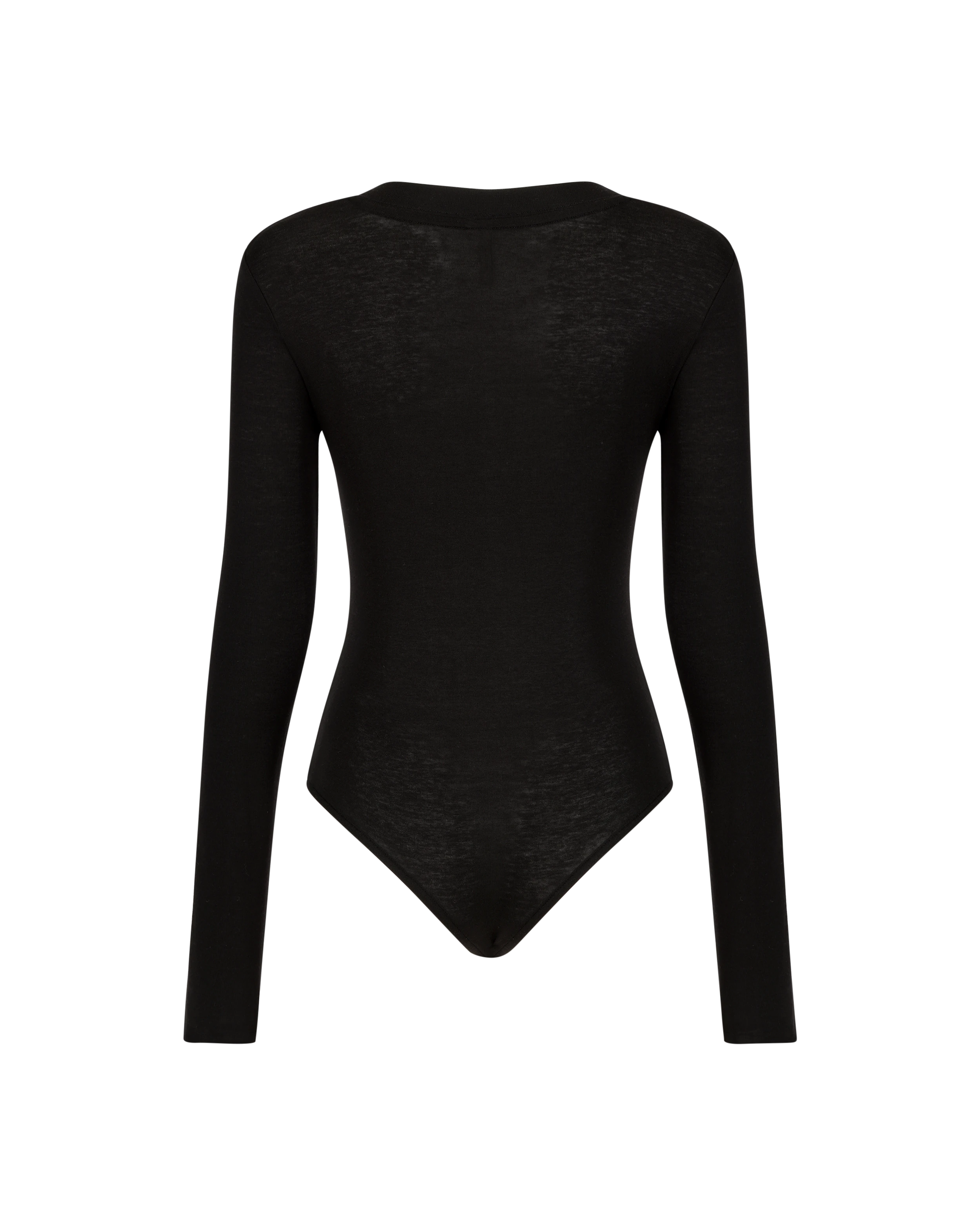 Circle Neck Bodysuit Black - Image 5