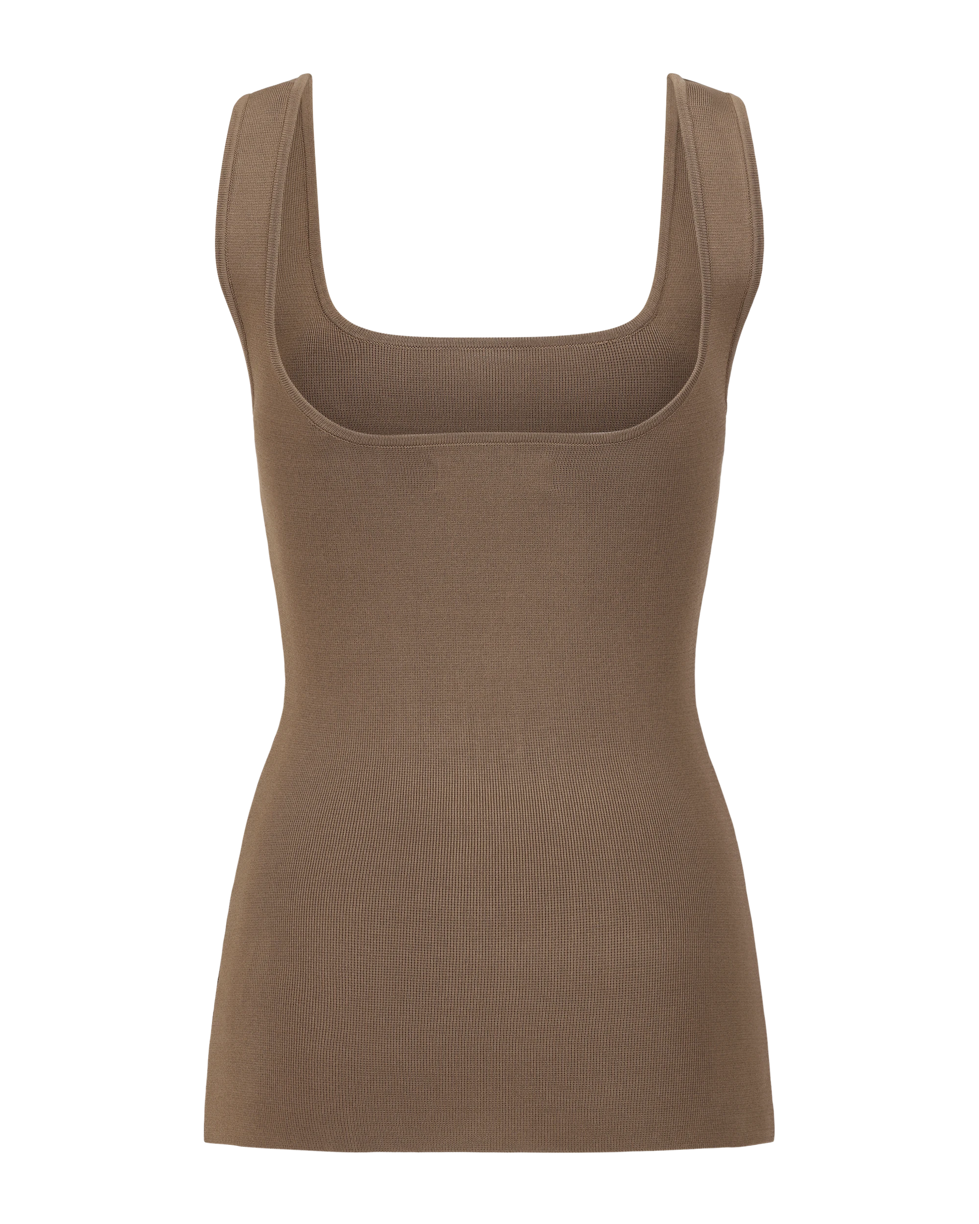 Squared Neck Top Tan - Image 4