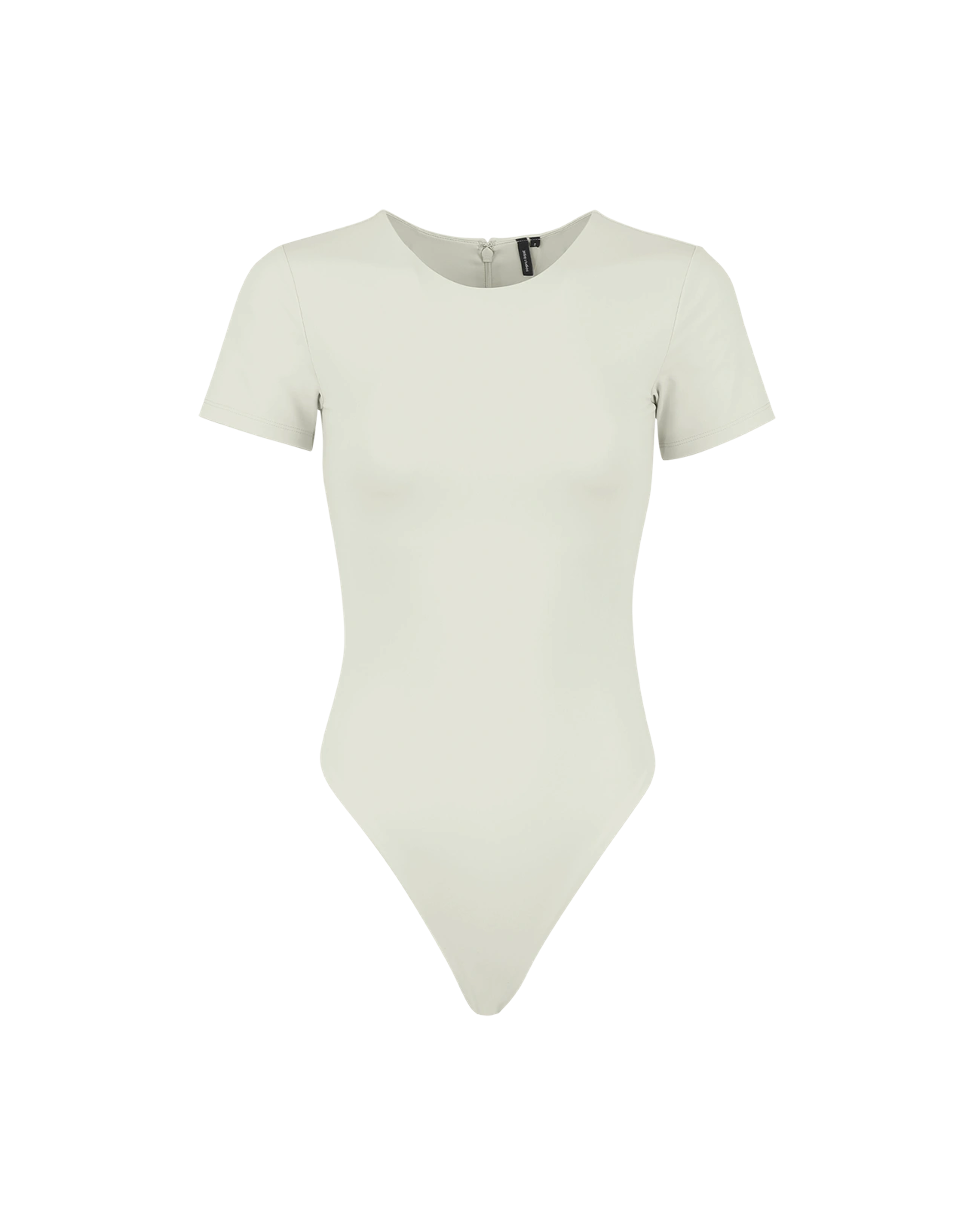 Tee Bodysuit Nylon Spandex Rice - Image 1