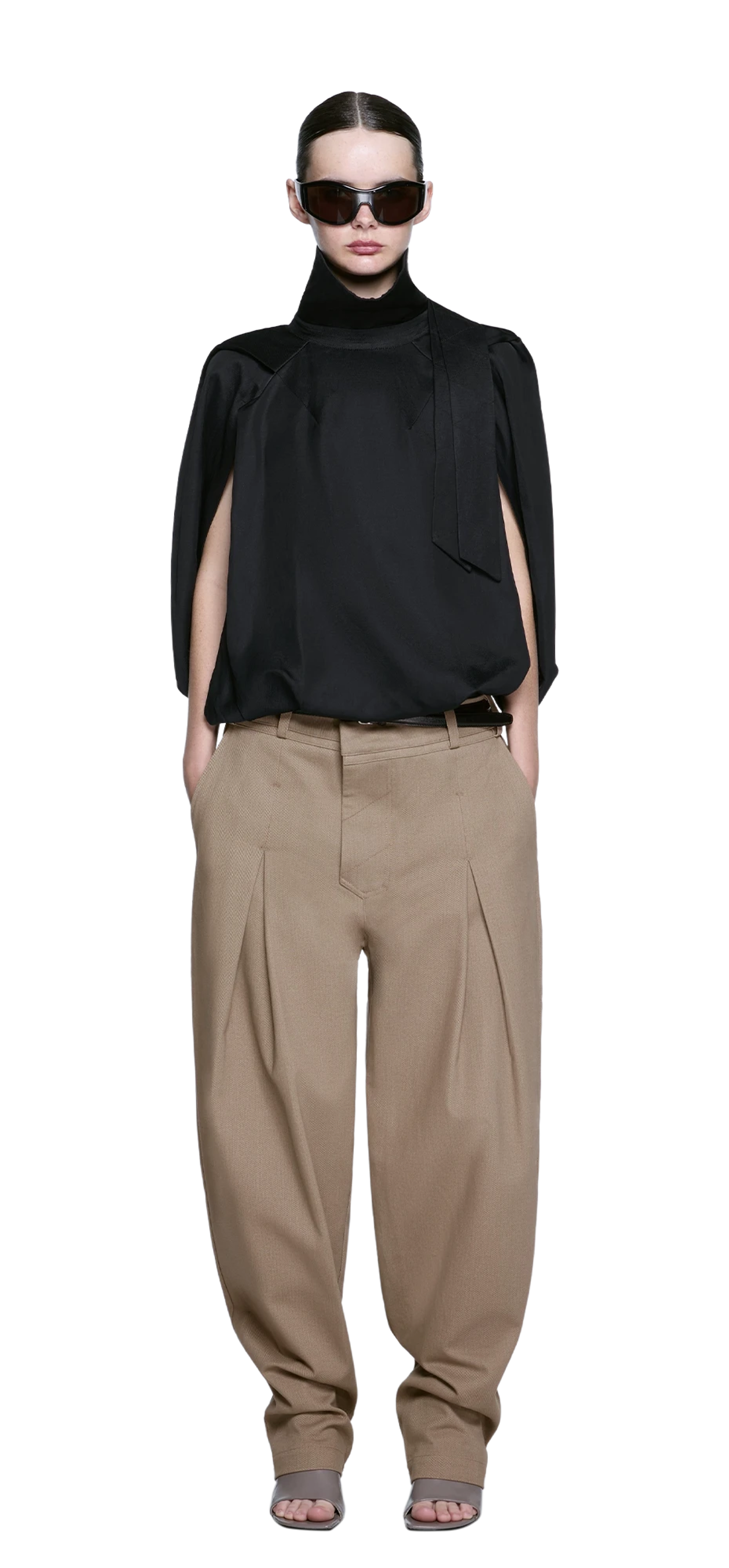 fritz-vest-black character front view