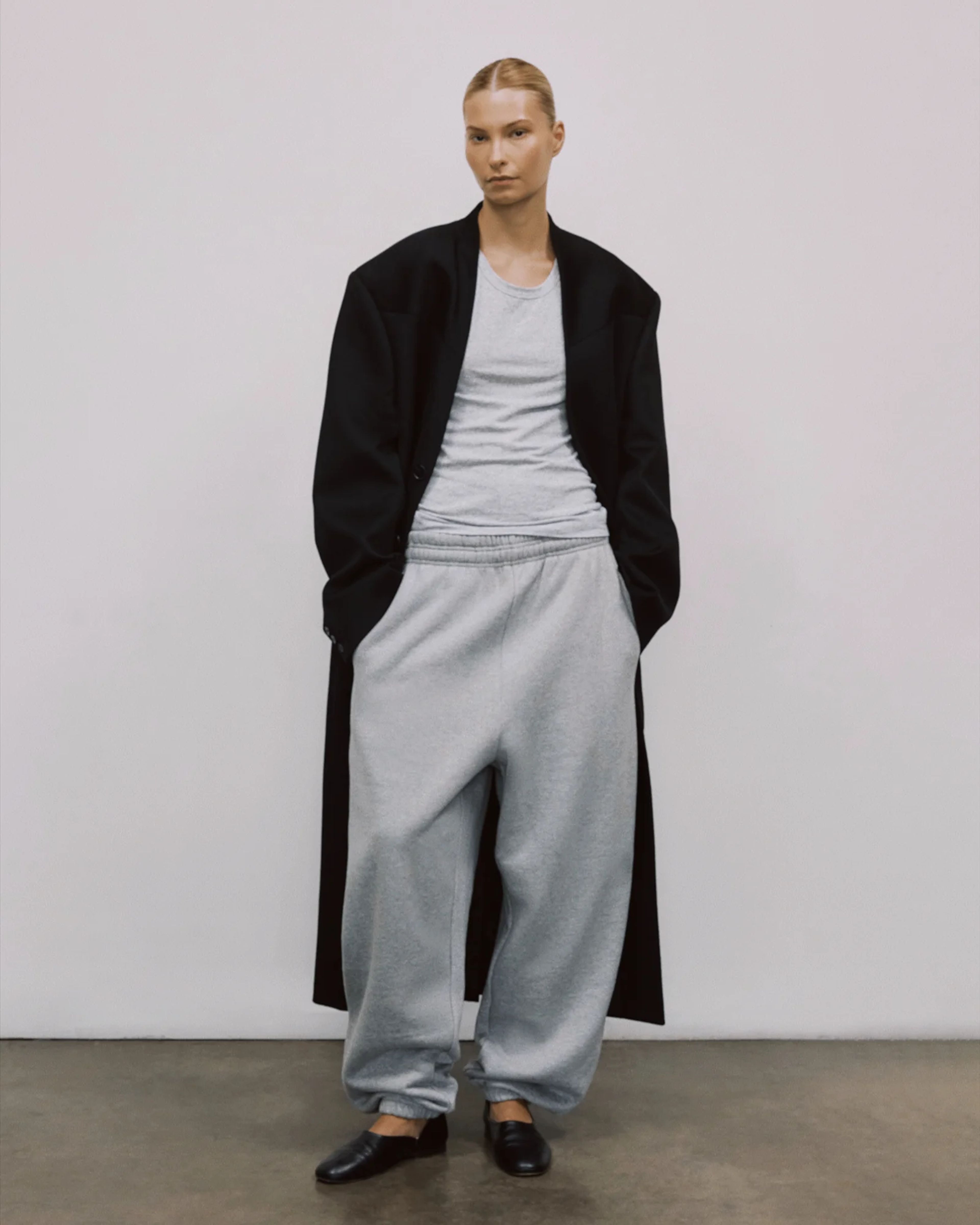 Sheer Tank Grey Marle - Image 4