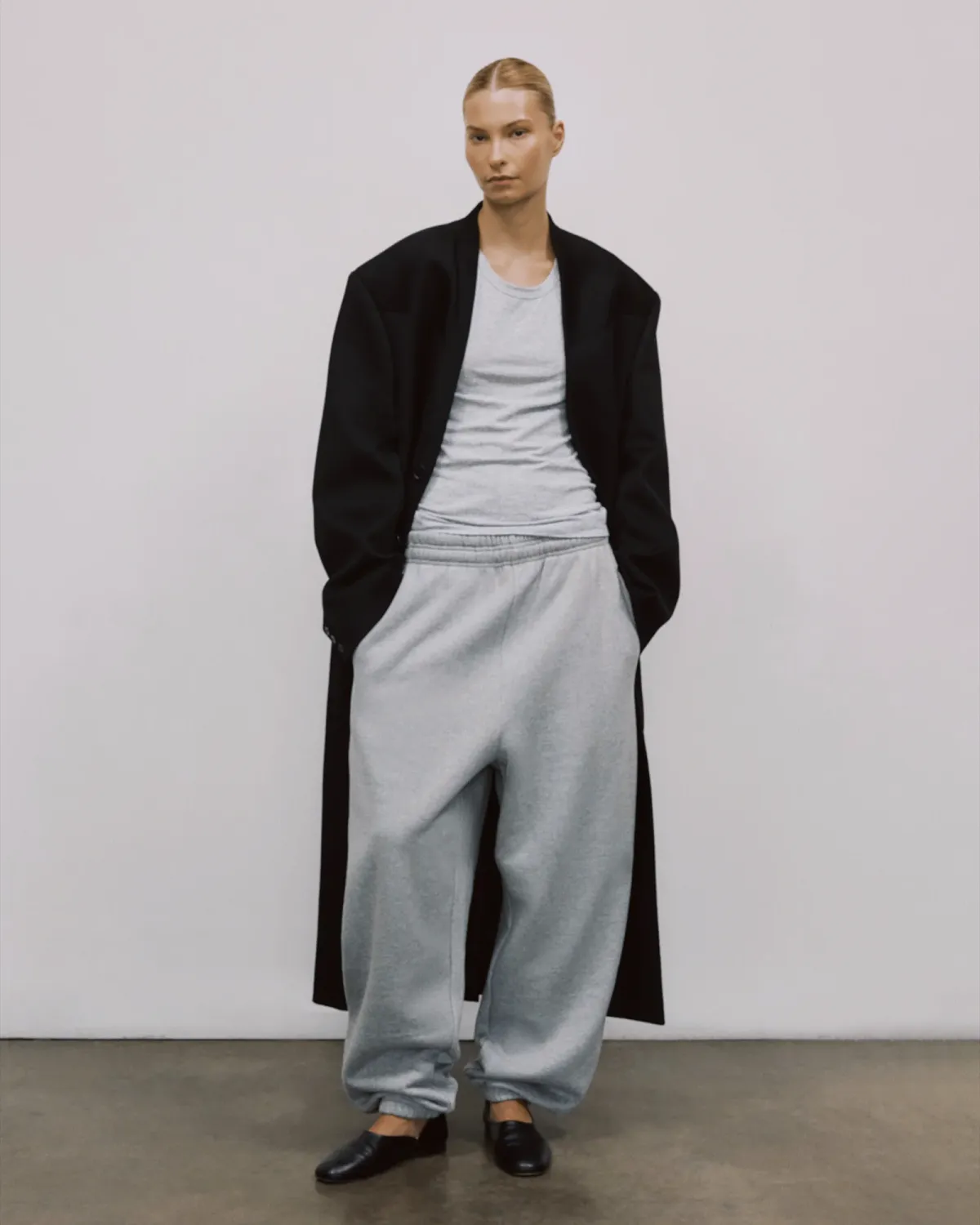 Sheer Tank Grey Marle - Image 4