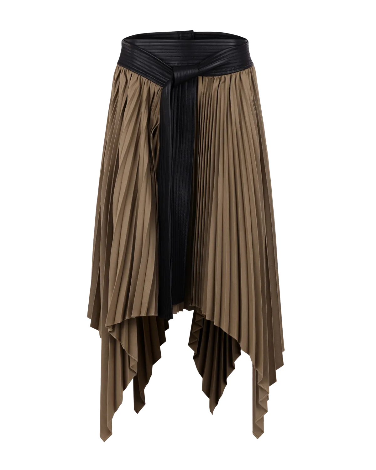Panel Pleat Skirt Camel - Image 3